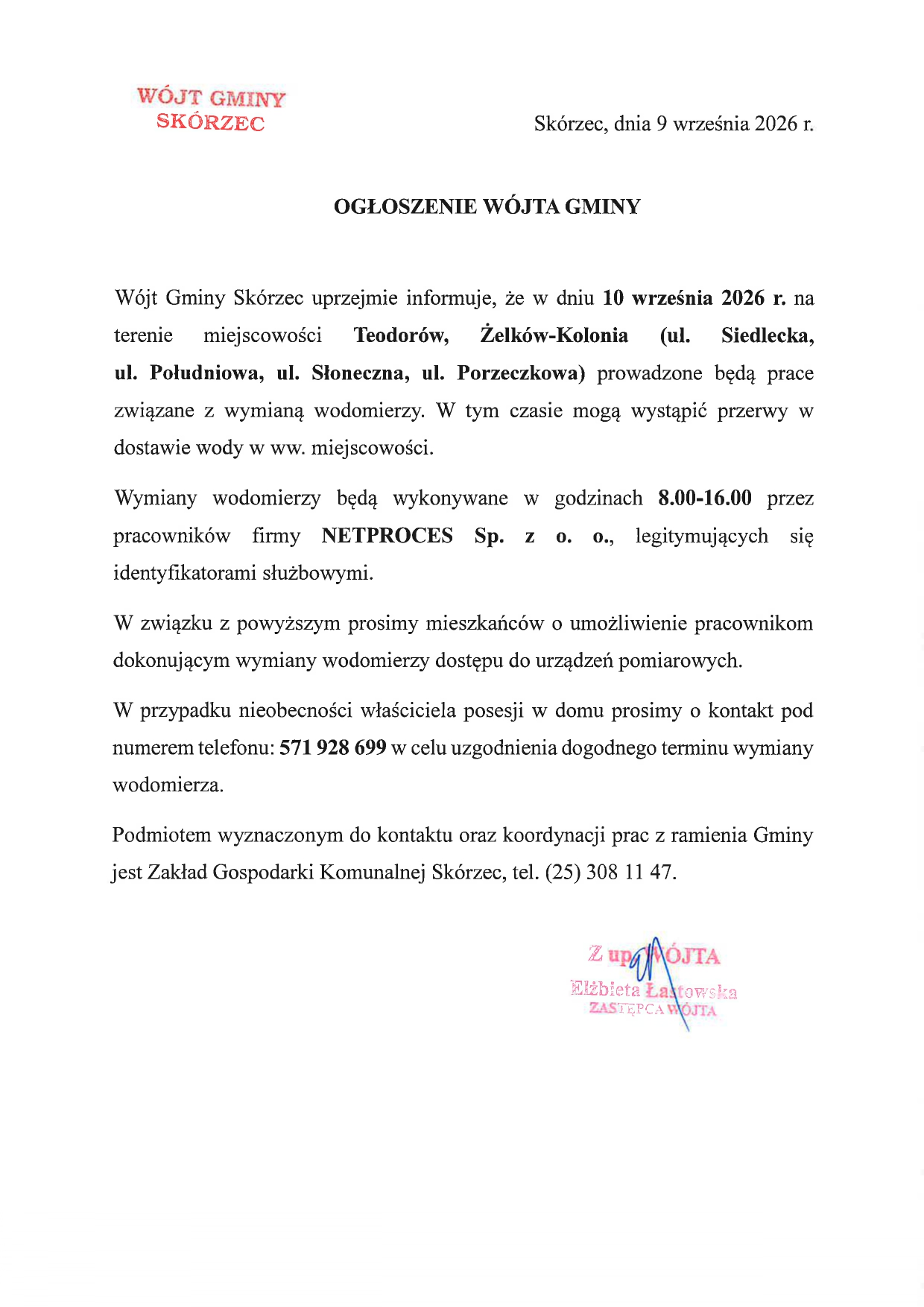 wymiana wodomierzy
