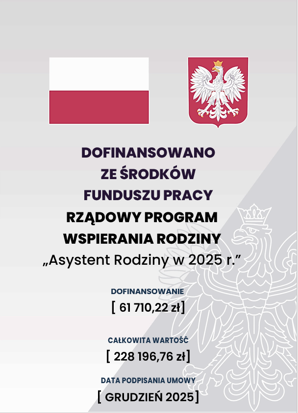 Plakat Asystent Rodziny 2025