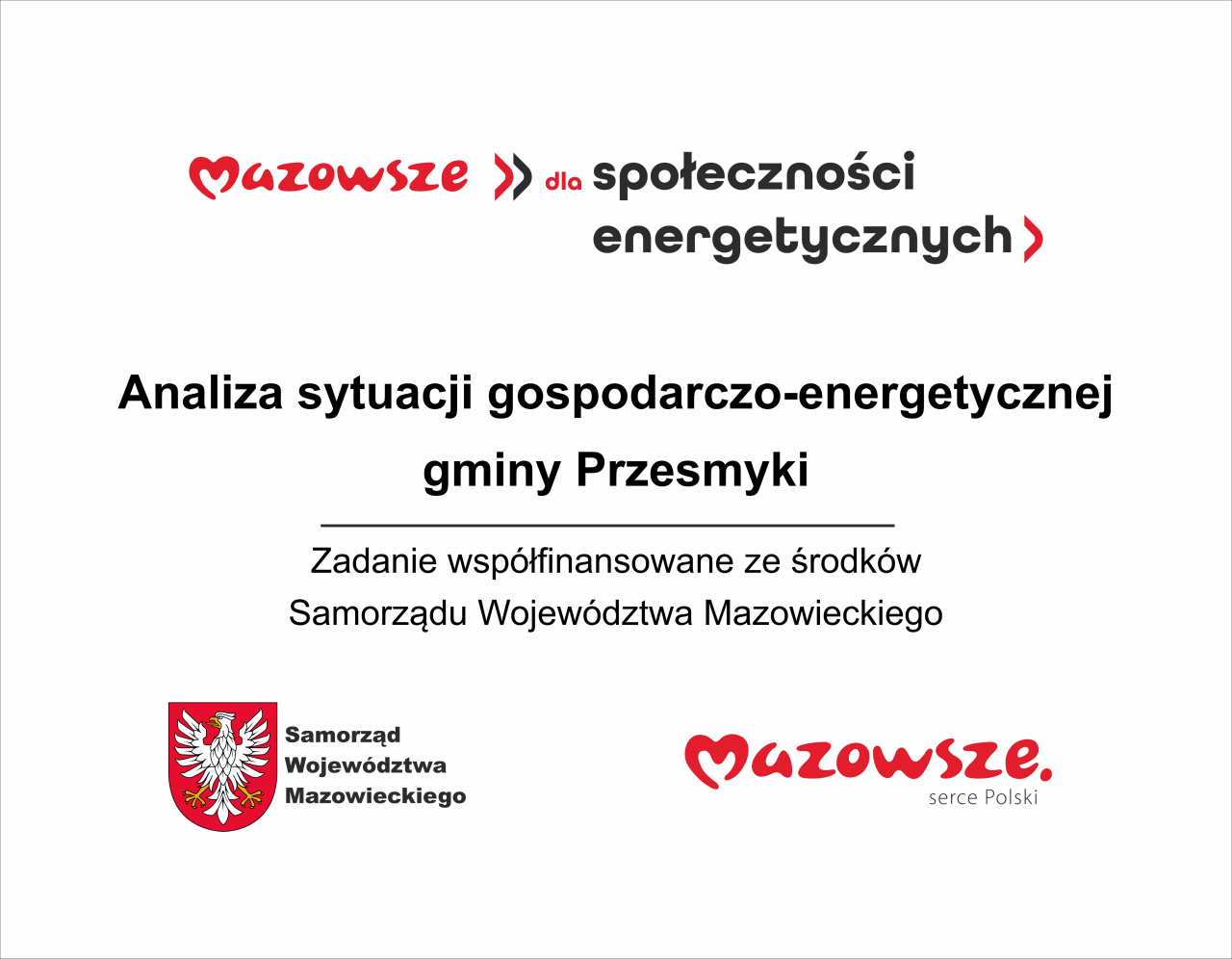 Analiza sytuacji gospodarczo-energetycznej gminy Przesmyki