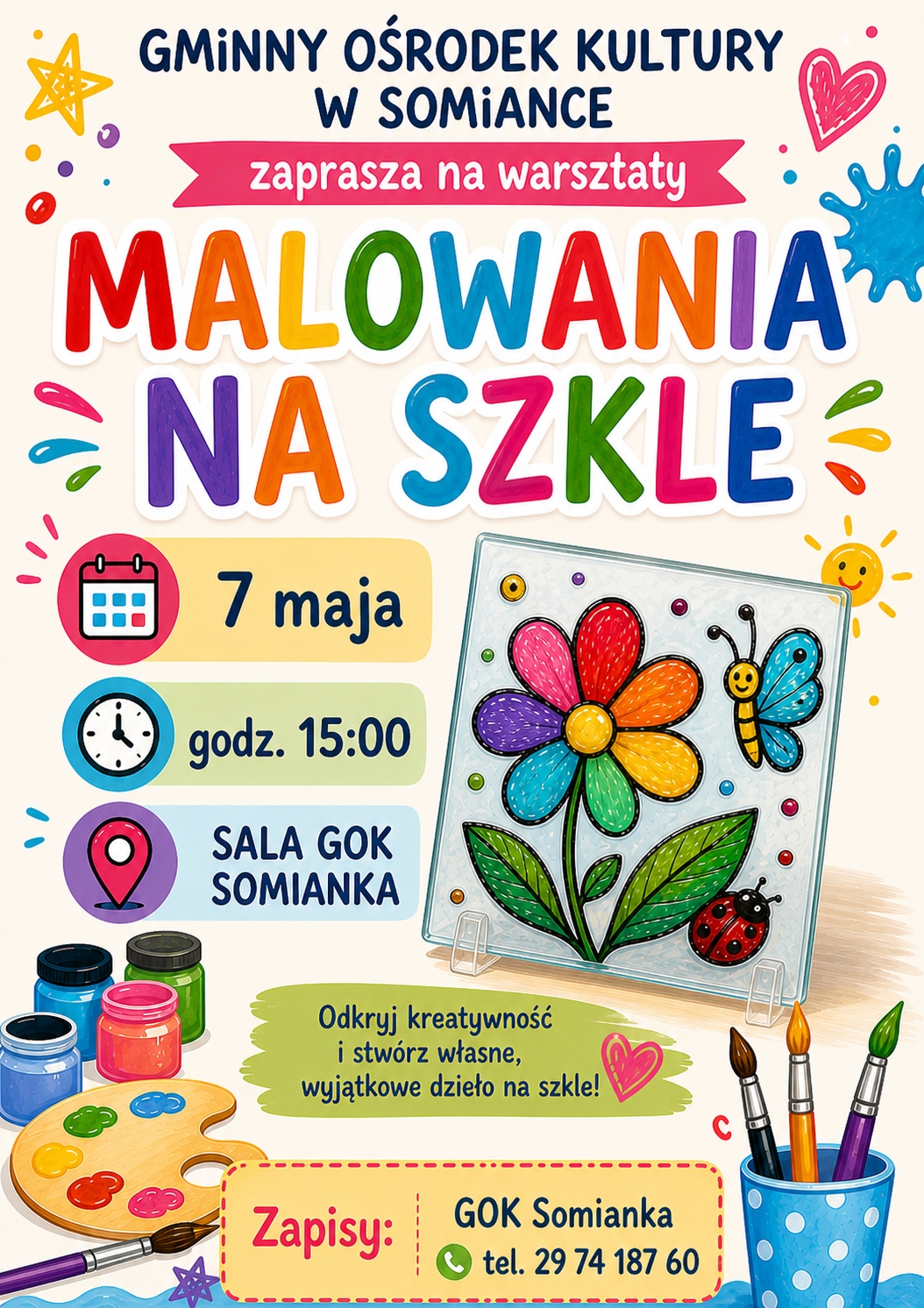 Warsztaty malowania na szkle