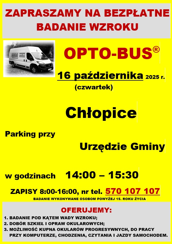 Bezpłatne badanie wzroku