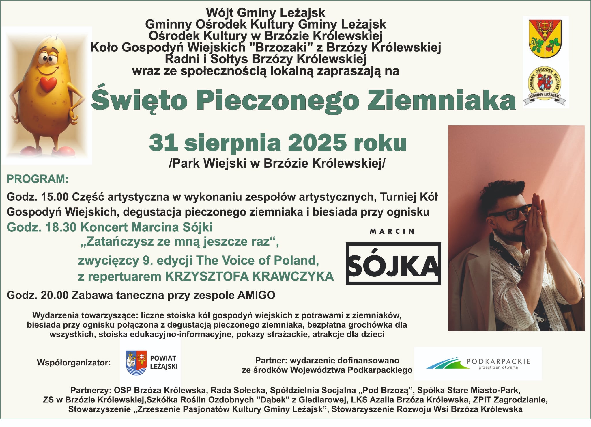 Święto Pieczonego Ziemniaka -plakat