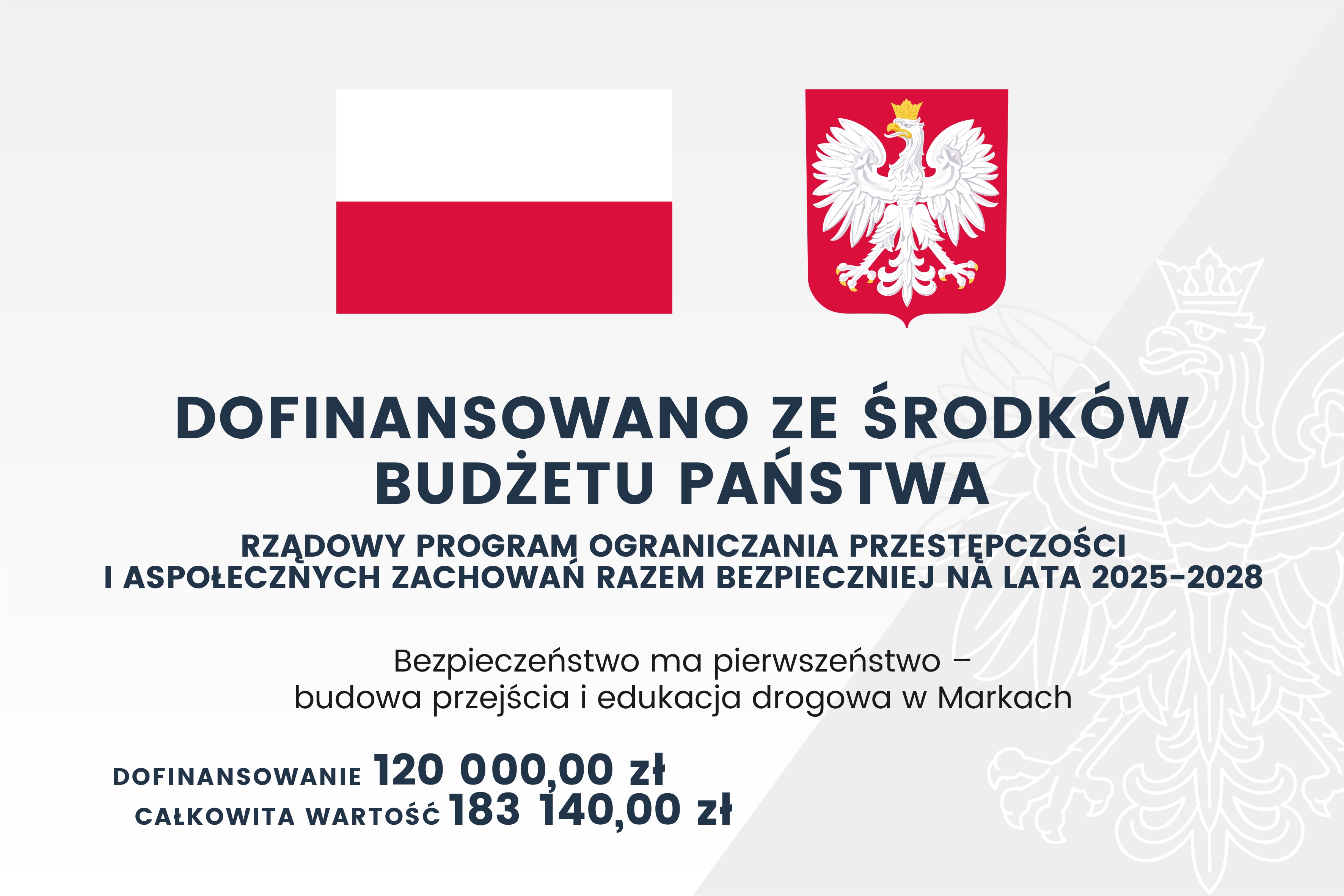 budowa przejścia i edukacja drogowa