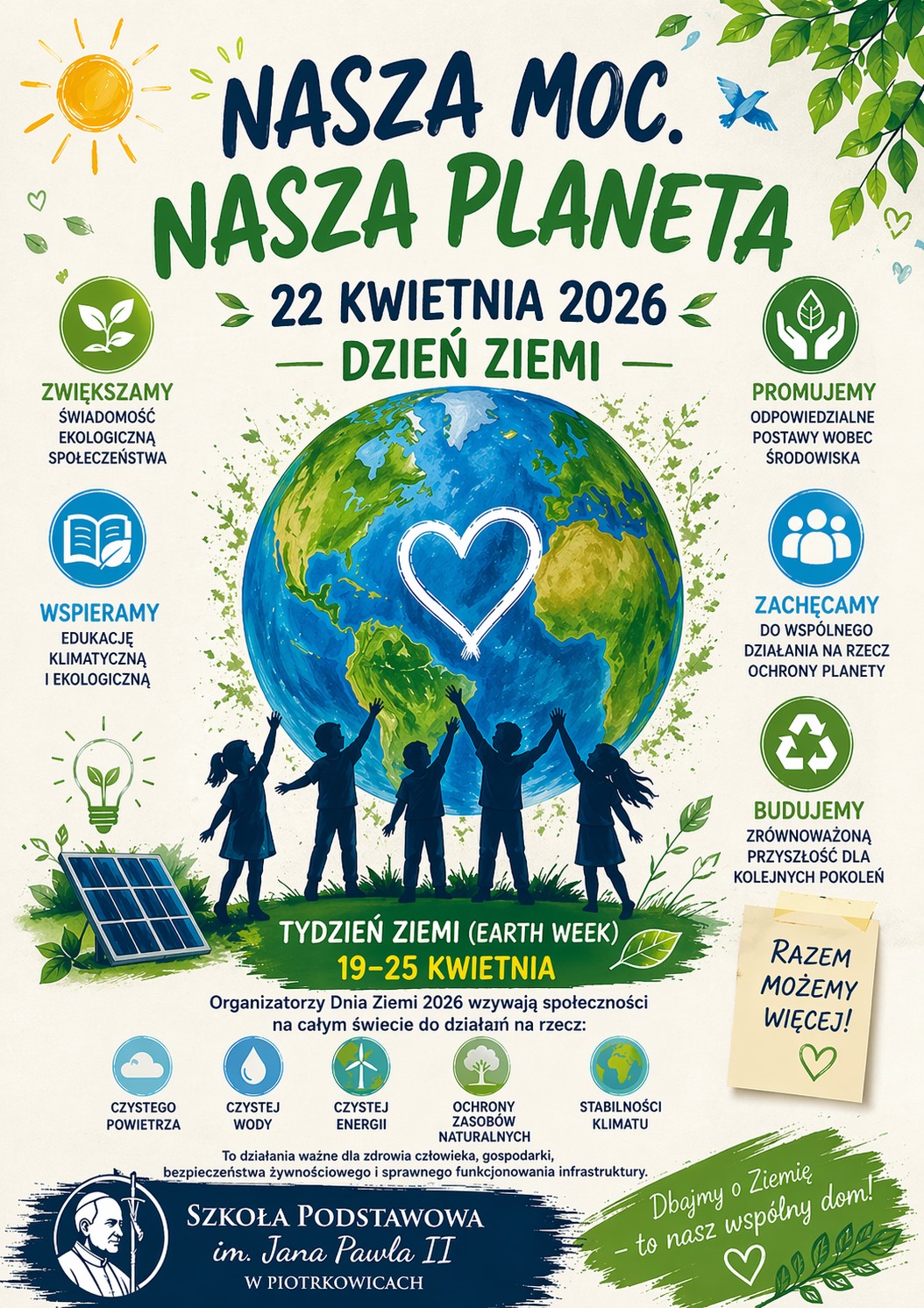 Nasza Moc. Nasza Planeta – Dzień Ziemi 2026