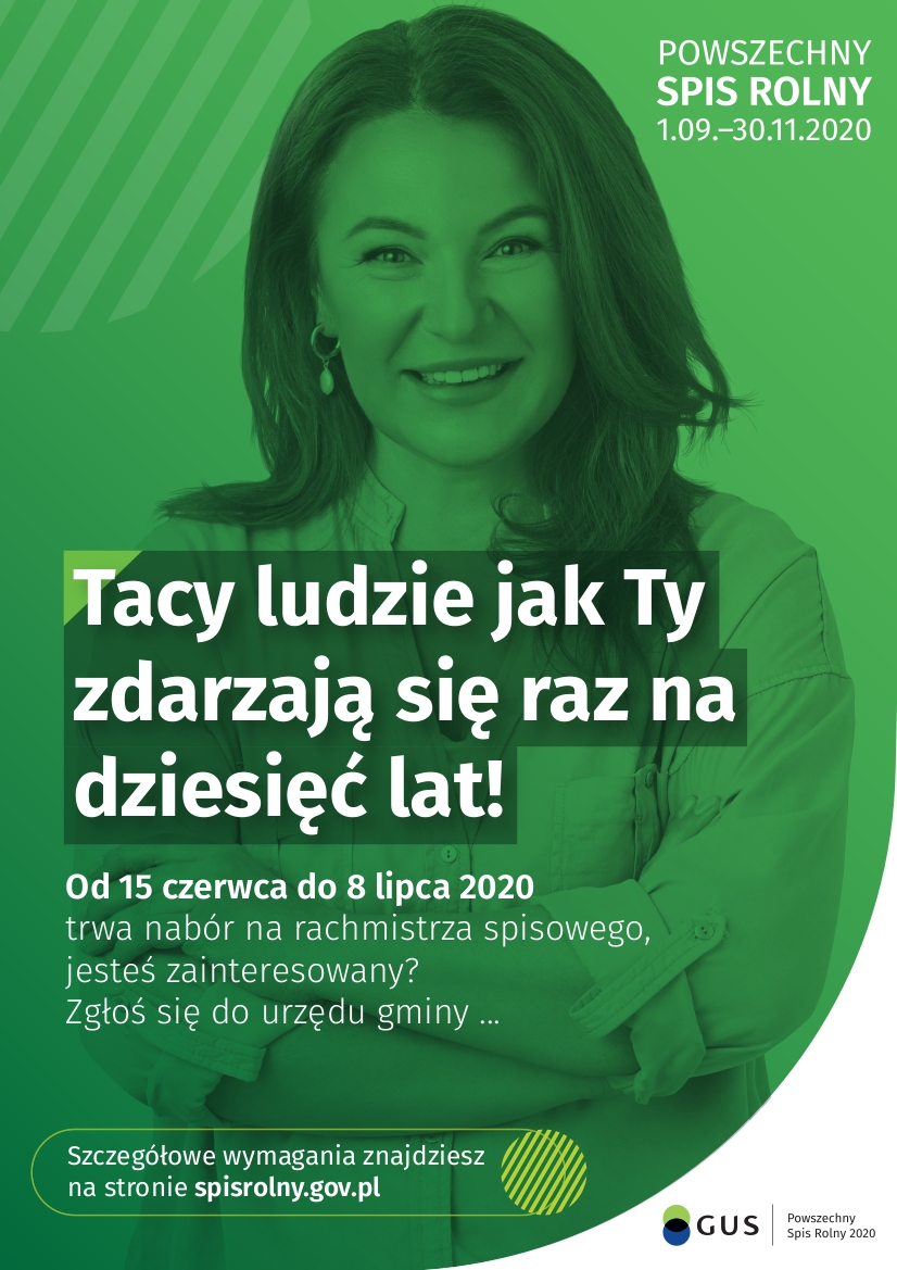 Plakat nabór rachmistrzów