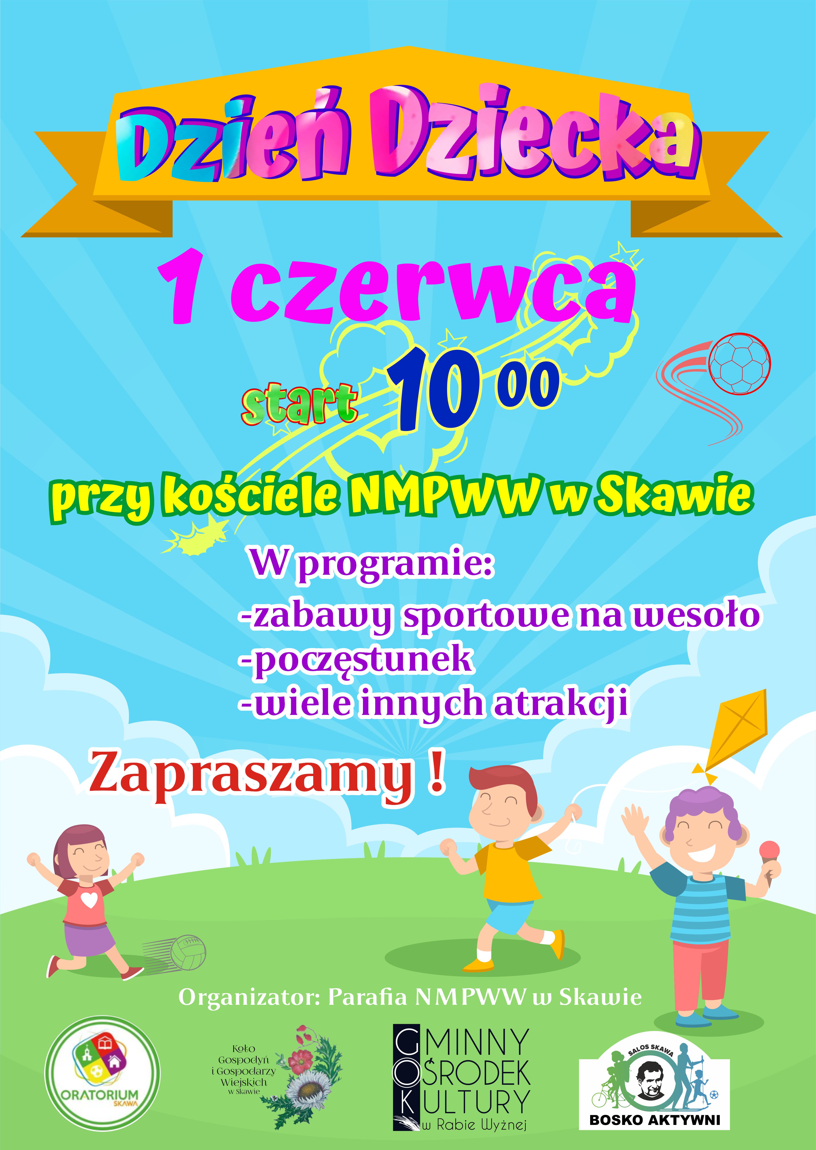 Dzień Dziecka 1 czerwca w Skawie