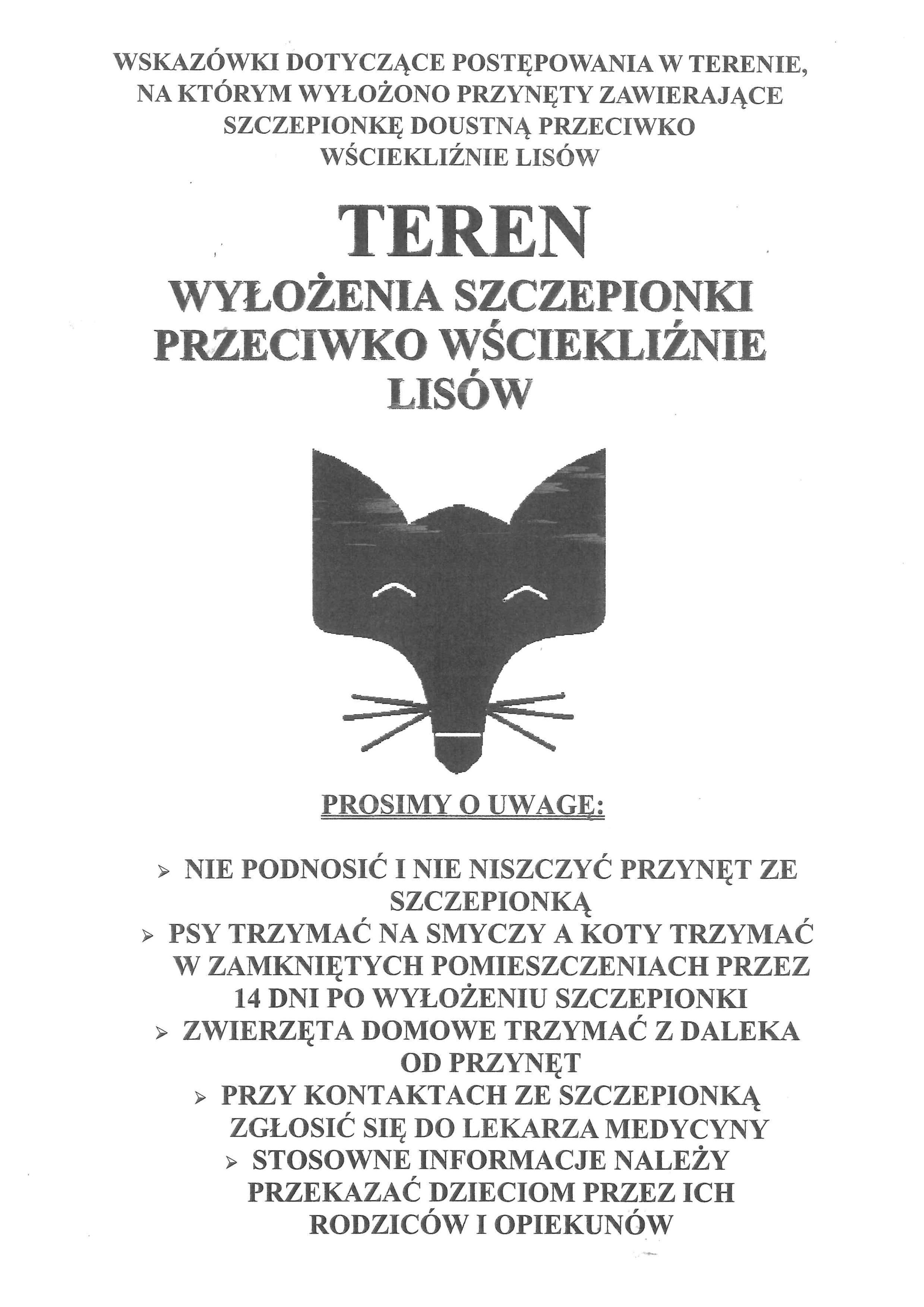 Szczepienie lisów