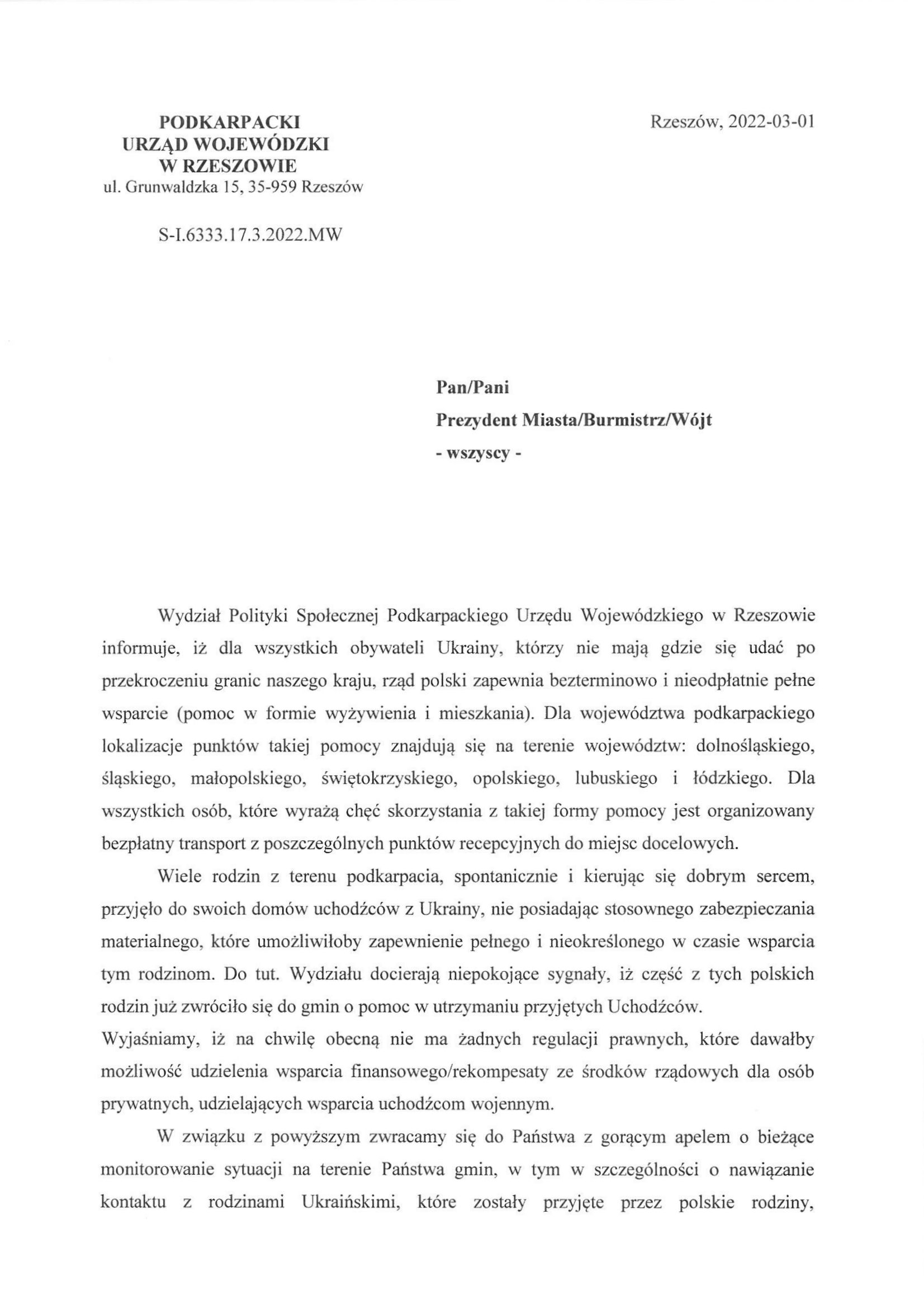 Uchodźcy z Ukrainy