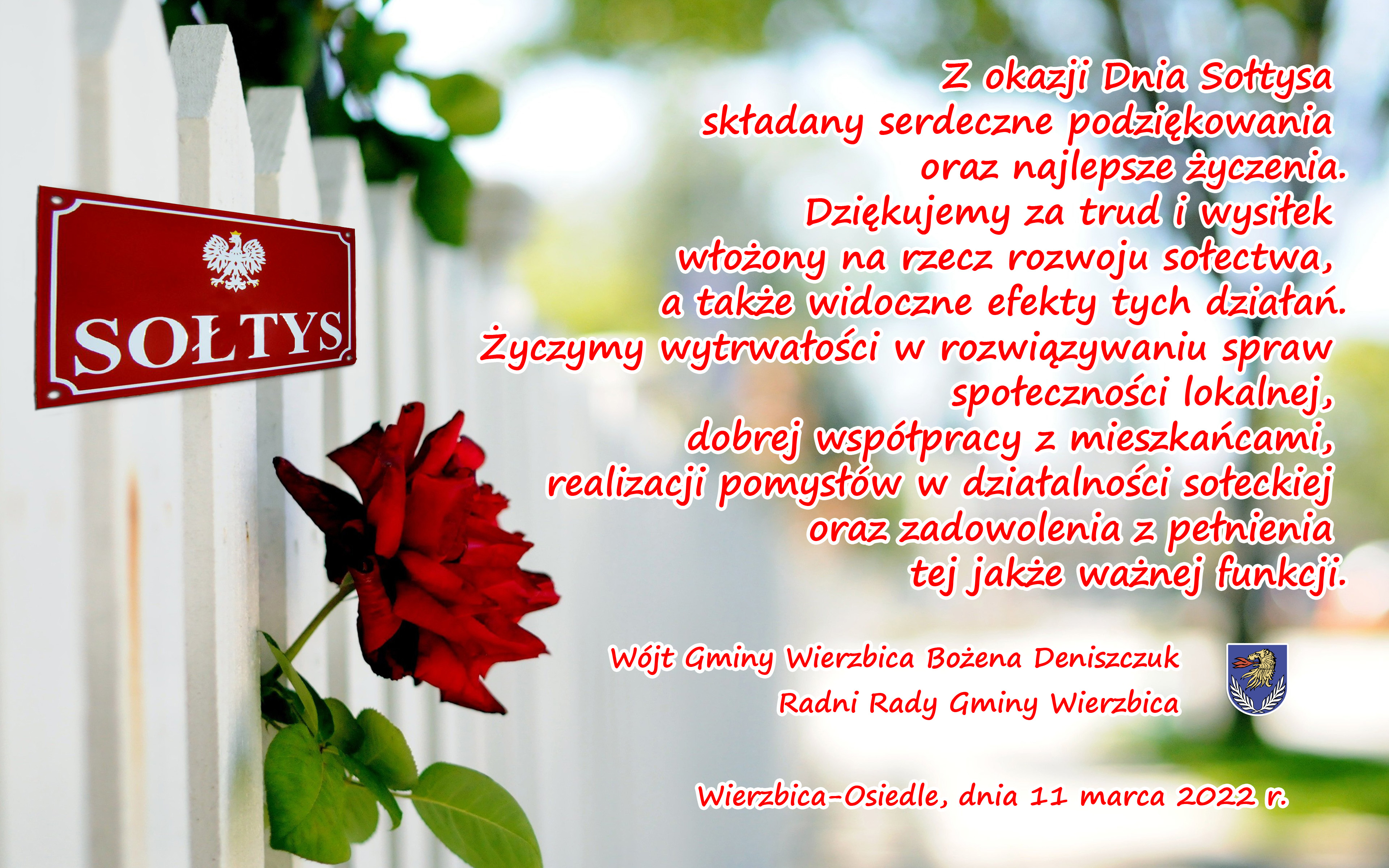 Życzenia z okazji Dnia Sołtysa