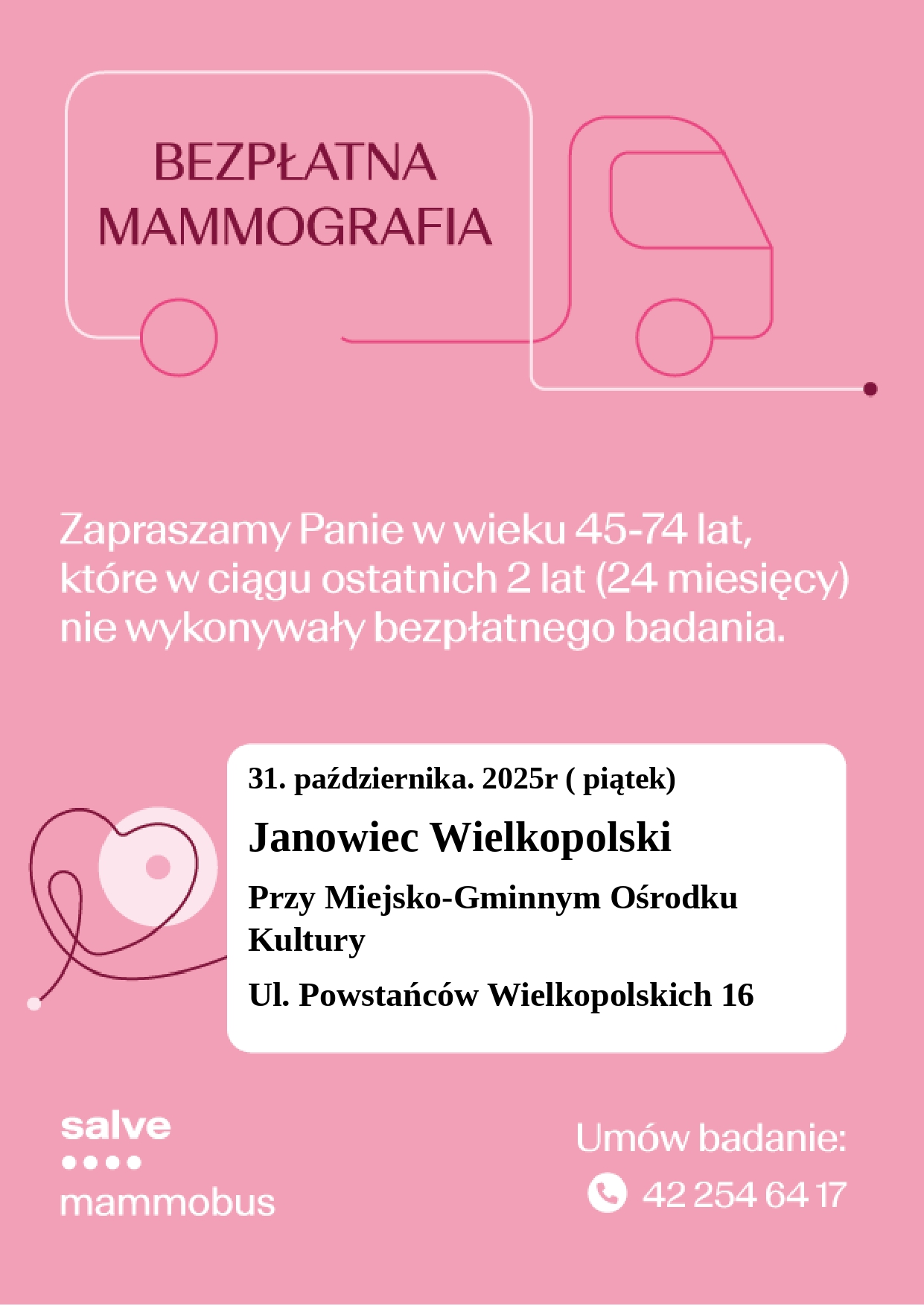  badania mammograficzne