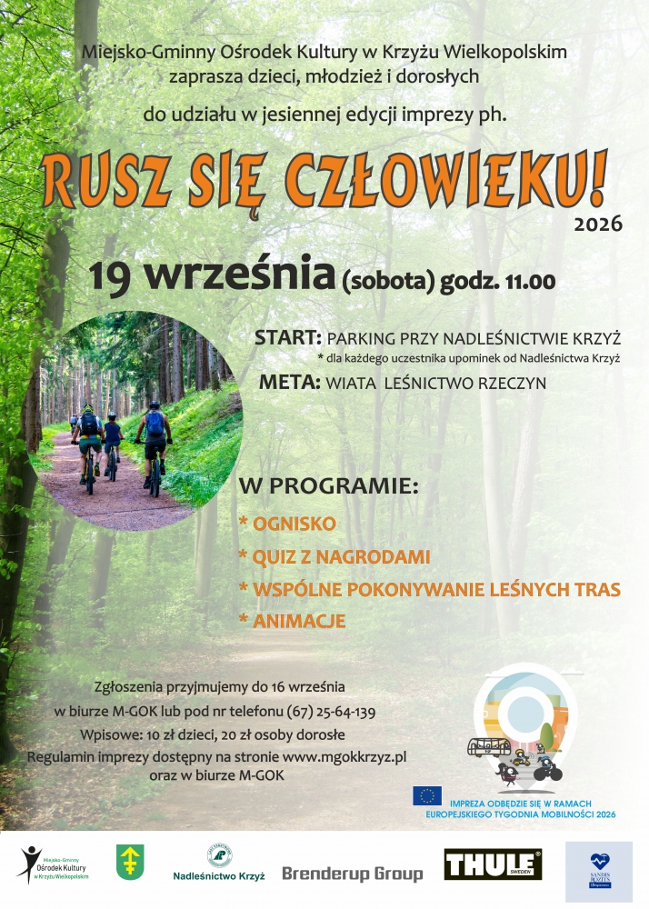 Rusz się Człowieku - zaproszenie