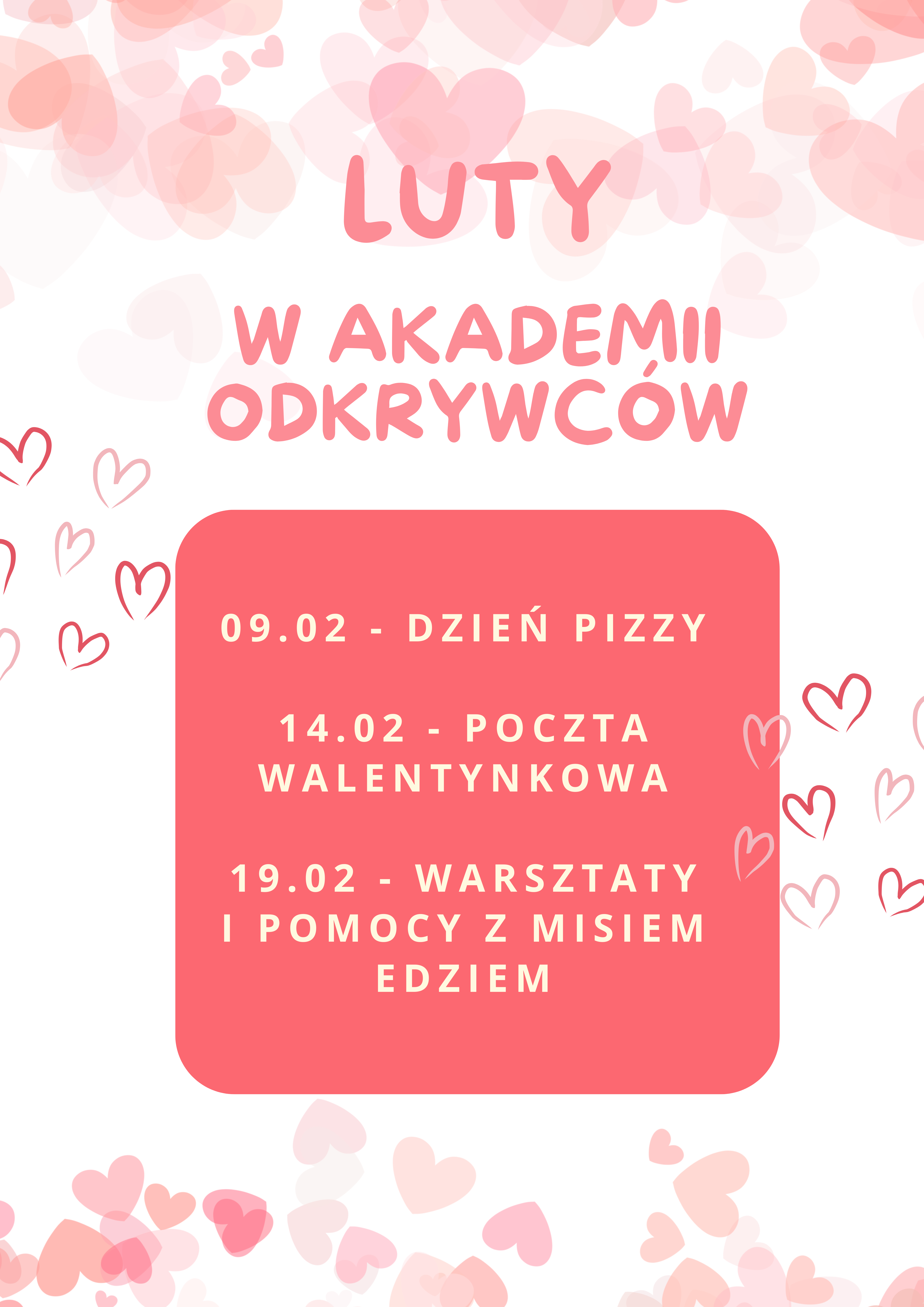 Kalendarz wydarzeń - luty