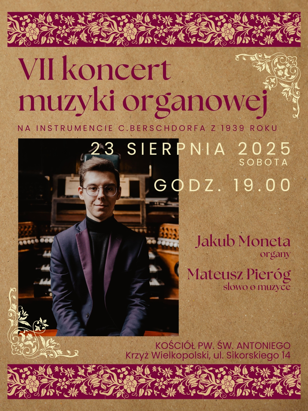 Koncert muzyki organowej
