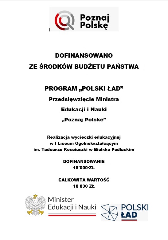Plakat Poznaj Polskę