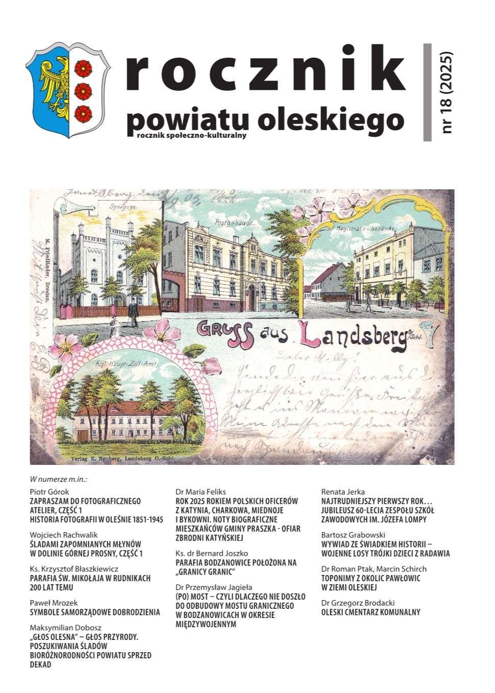 Okładka Rocznika Powiatu Oleskiego Nr 18