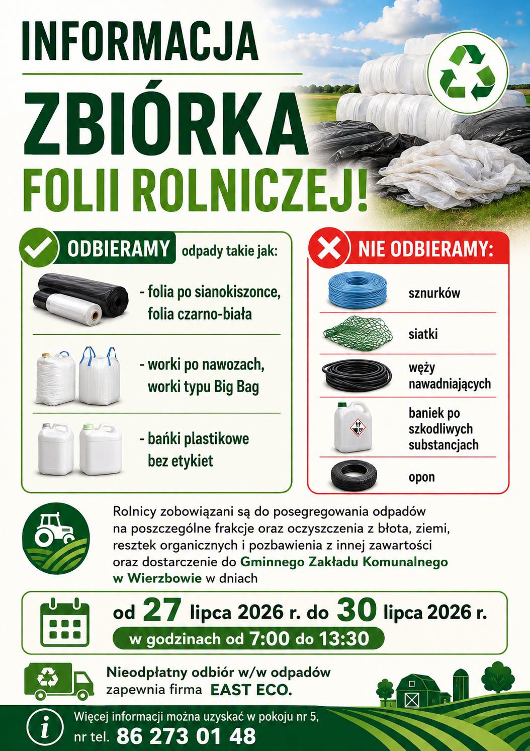 zbiórka folii
