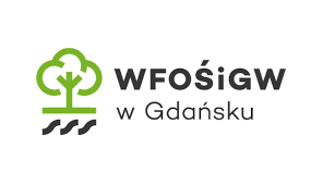 Logo oraz napis WFOŚiGW w Gdańsku