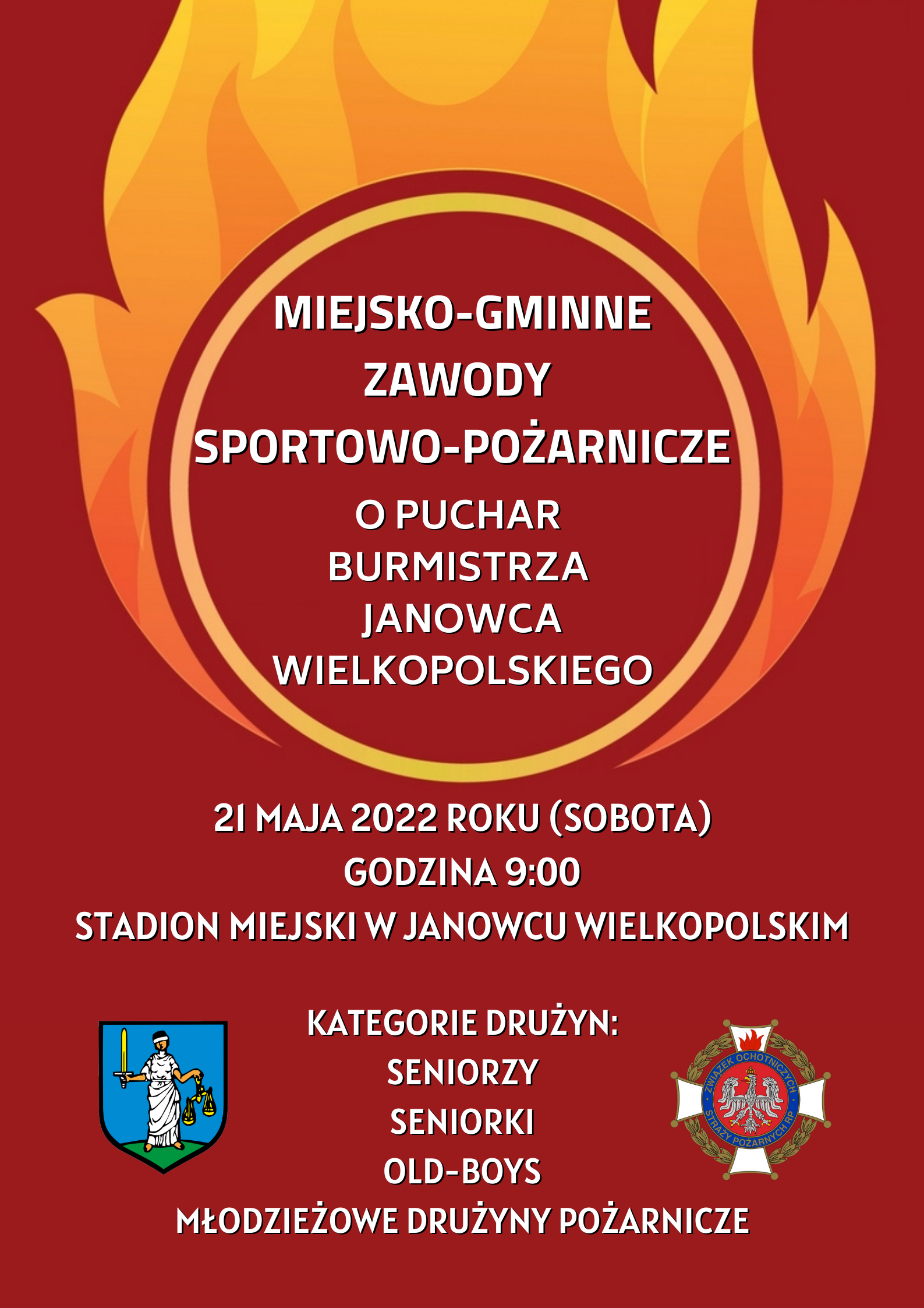 Miejsko-Gminne Zawody Sportowo-Pożarnicze o Puchar Burmistrza Janowca Wielkopolskiego