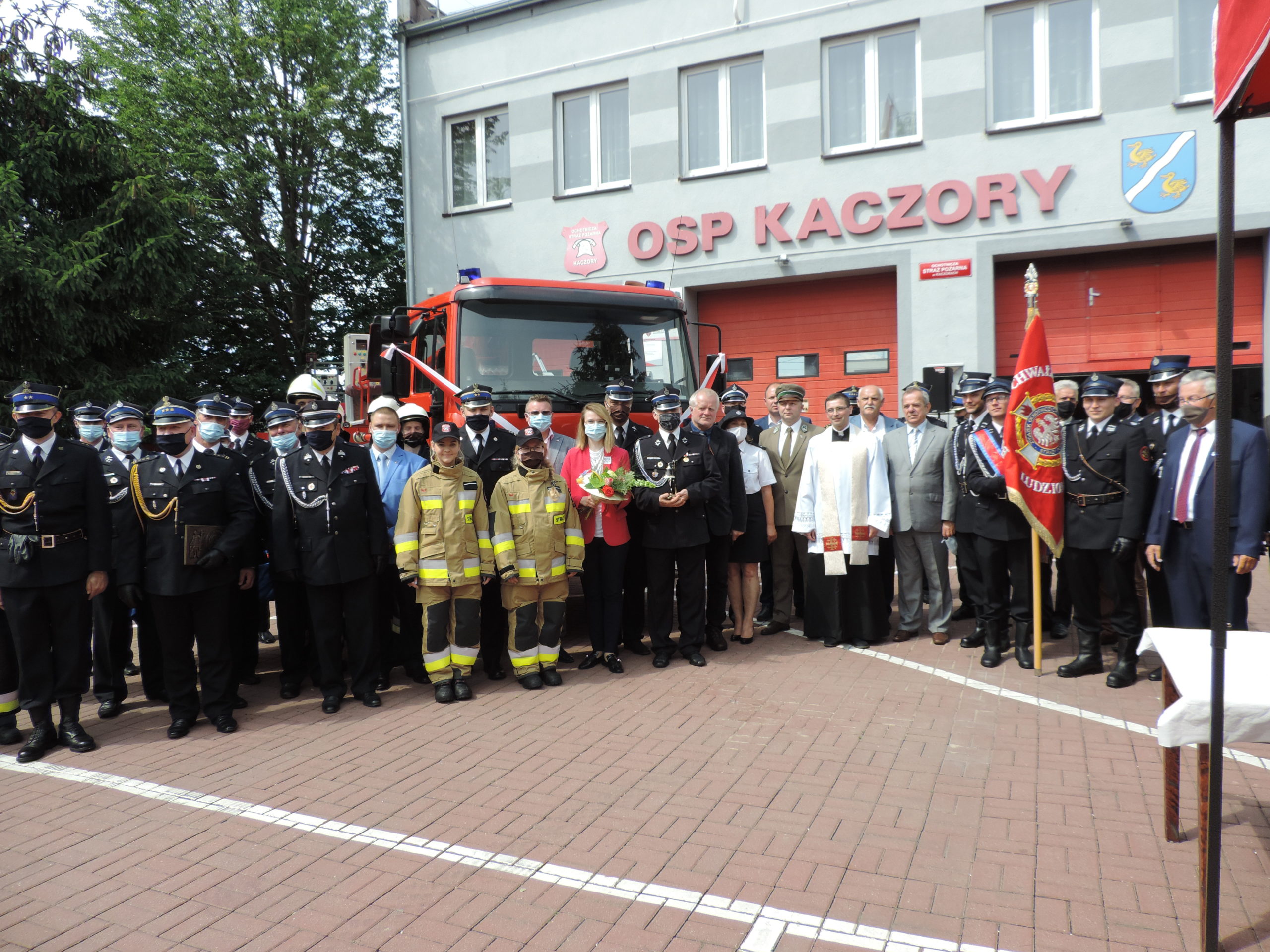 Przekazanie wozu OSP Kaczory