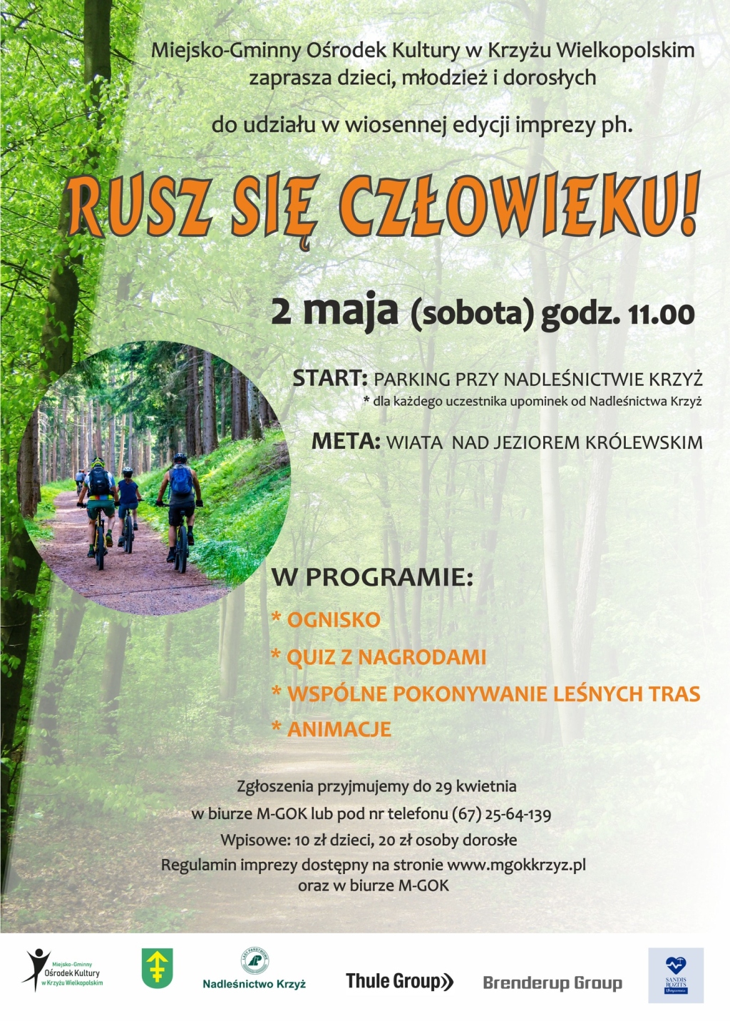 Rusz się Człowieku - zaproszenie