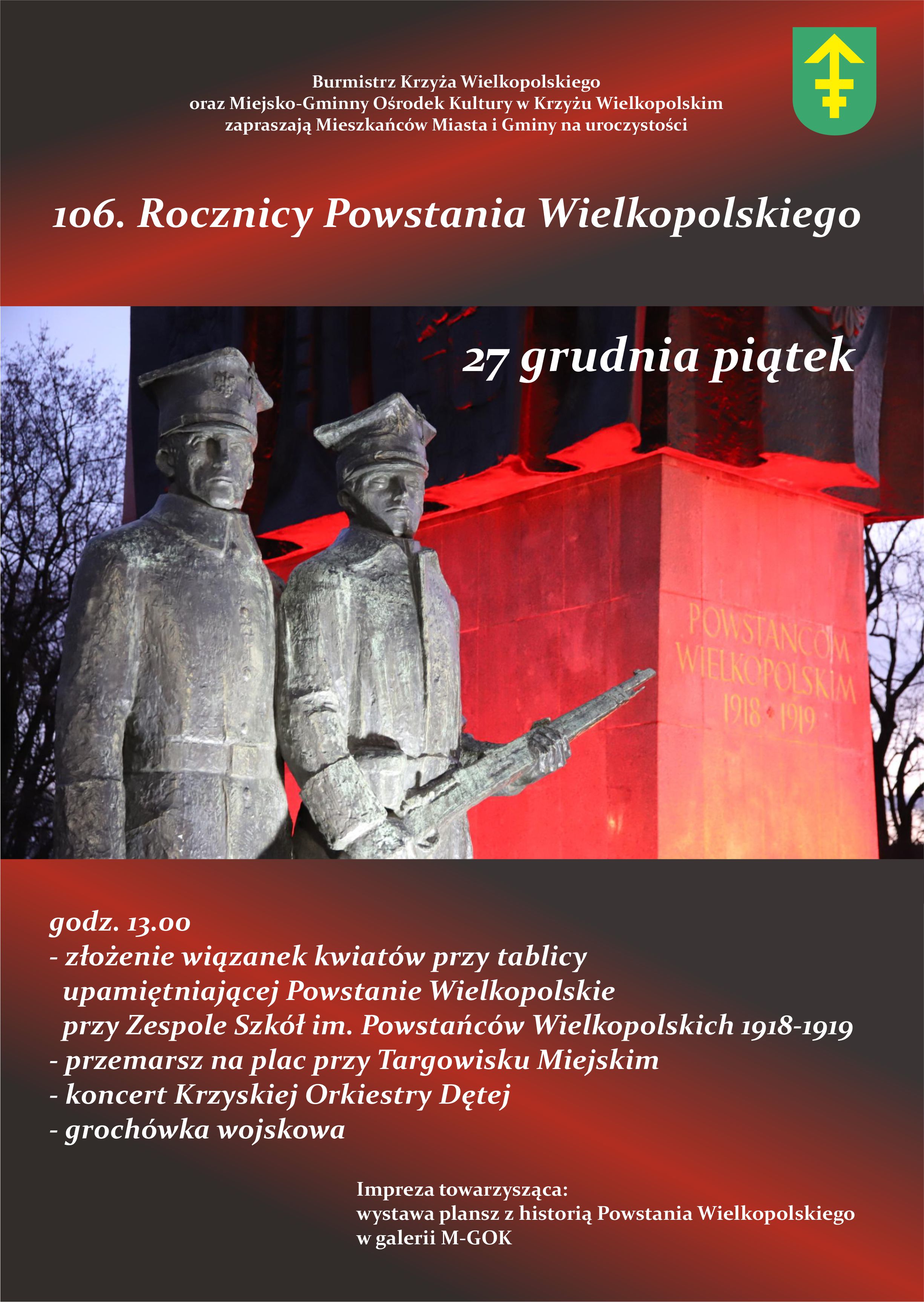 106. Rocznica Powstania Wielkopolskiego