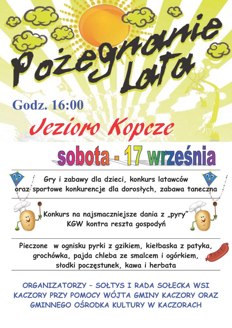 Pożegnanie lata – zaproszenie