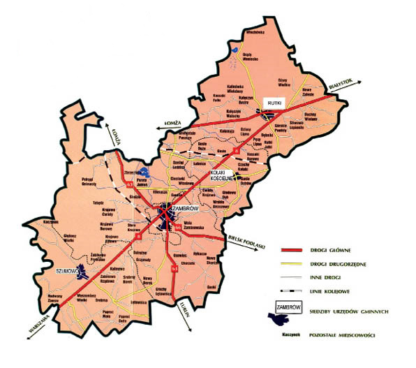 Mapa Powiatu