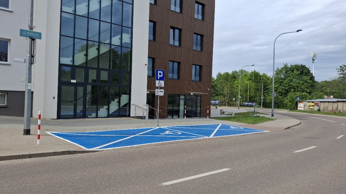 parking dla osób z niepełnosprawnościami