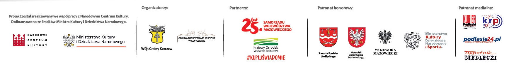 logotypy- Zielony Korczew i Targi dla Wsi 2024