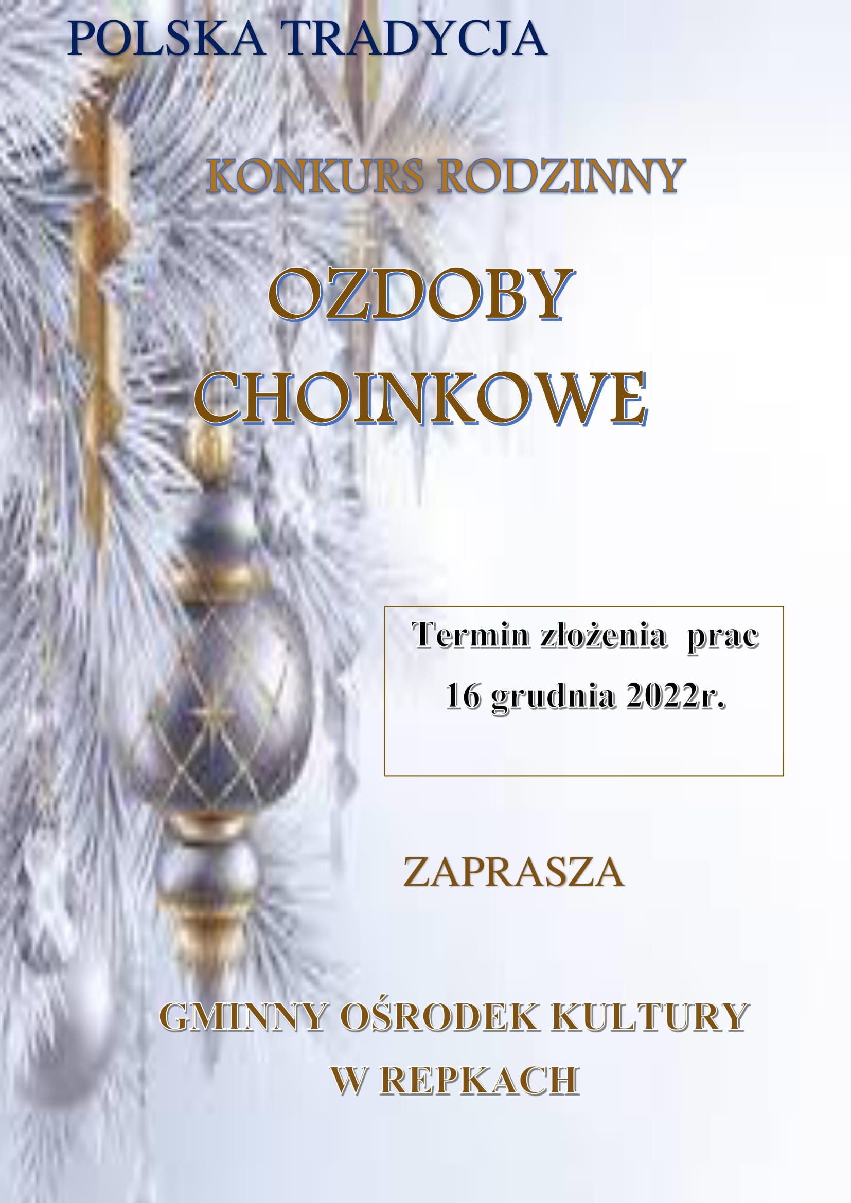 Konkurs "ozdoby choinkowe"