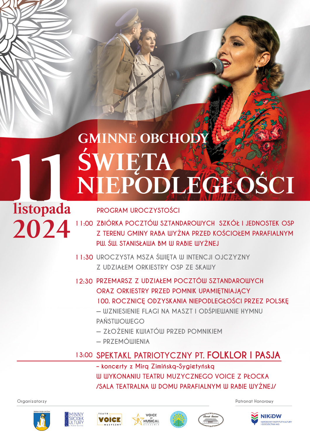 Gminne Obchody Święta Niepodległości w Rabie Wyżnej