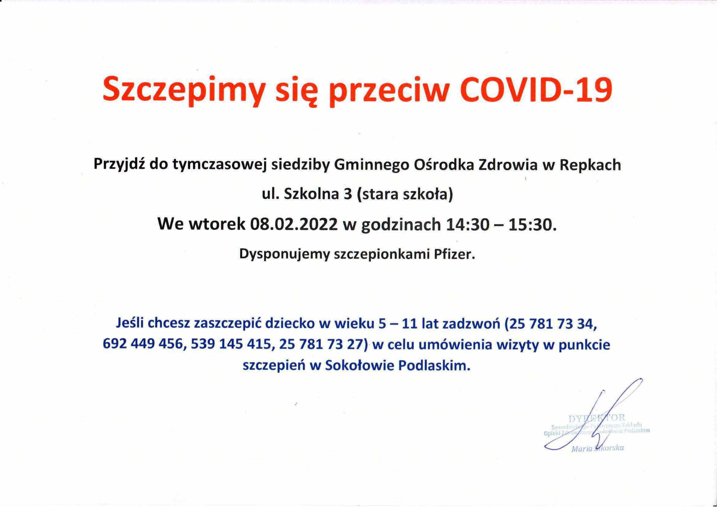 Szczepimy się w Repkach