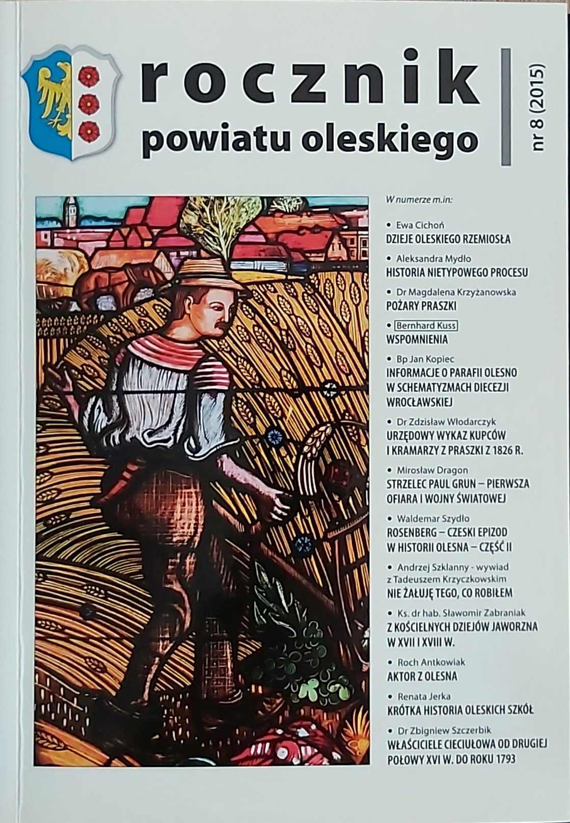 Okładka Rocznika Powiatu Oleskiego nr 8