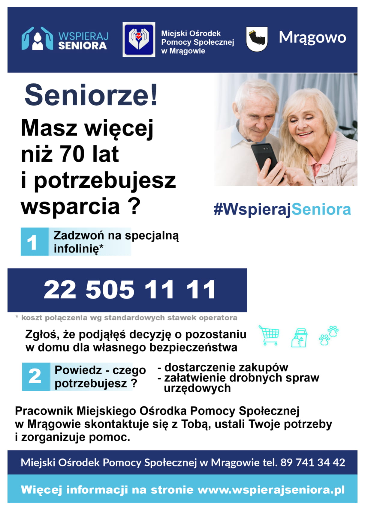 Wspieraj Seniora - ulotka