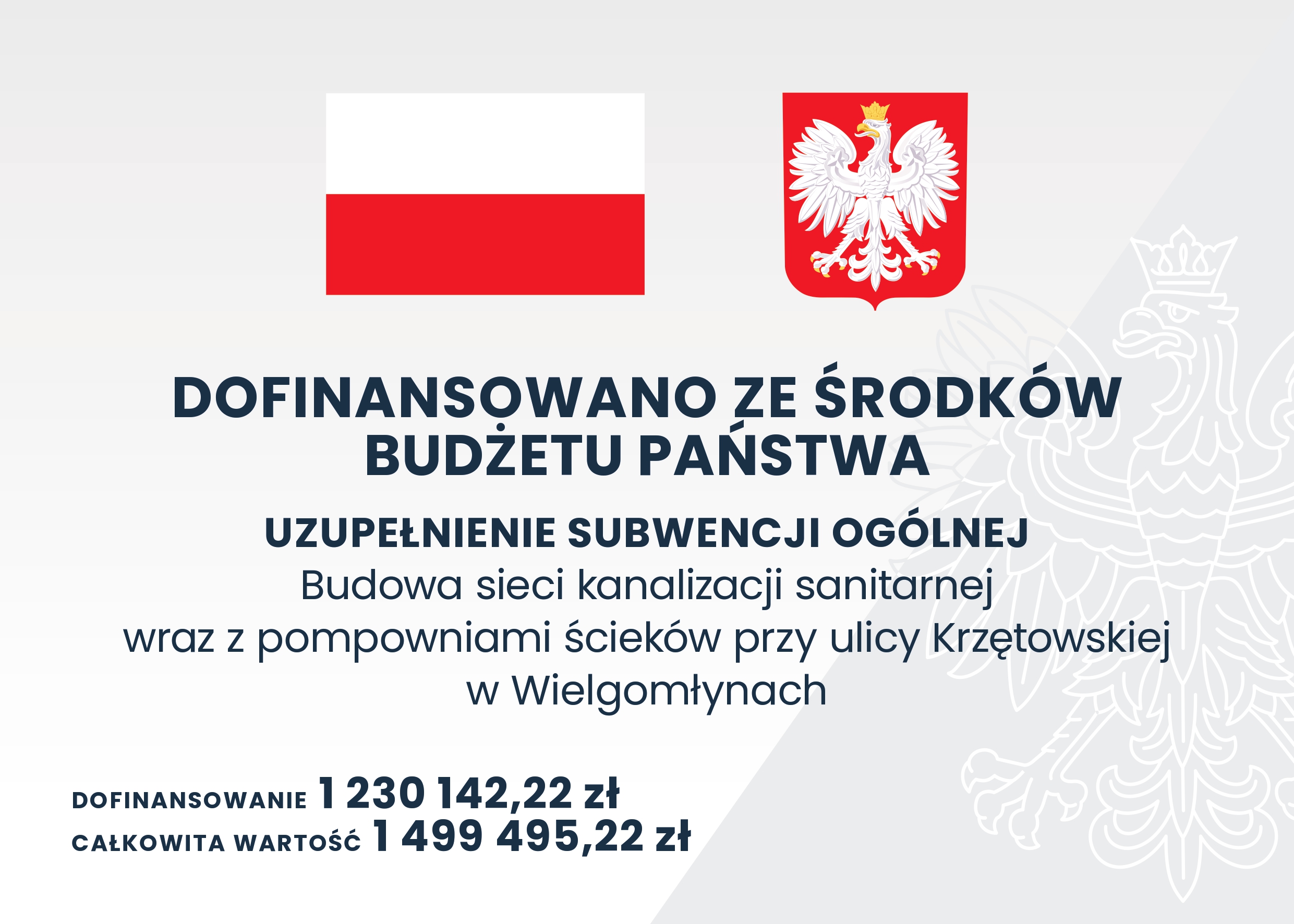 Budowa kanalizacji ul. Krzętowska w Wielgomłynach
