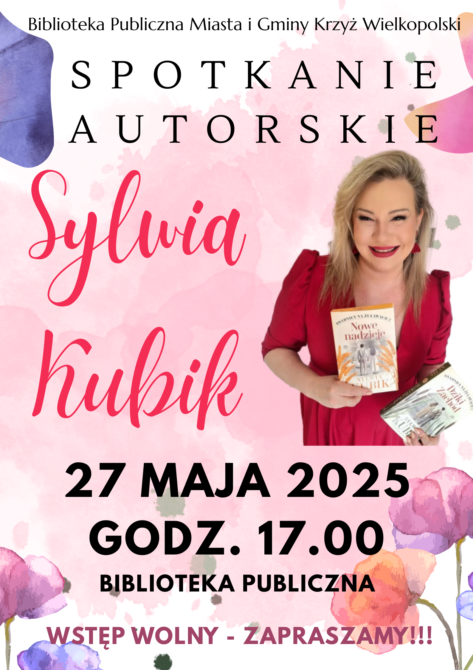 Spotkanie autorskie z Sylwią Kubik