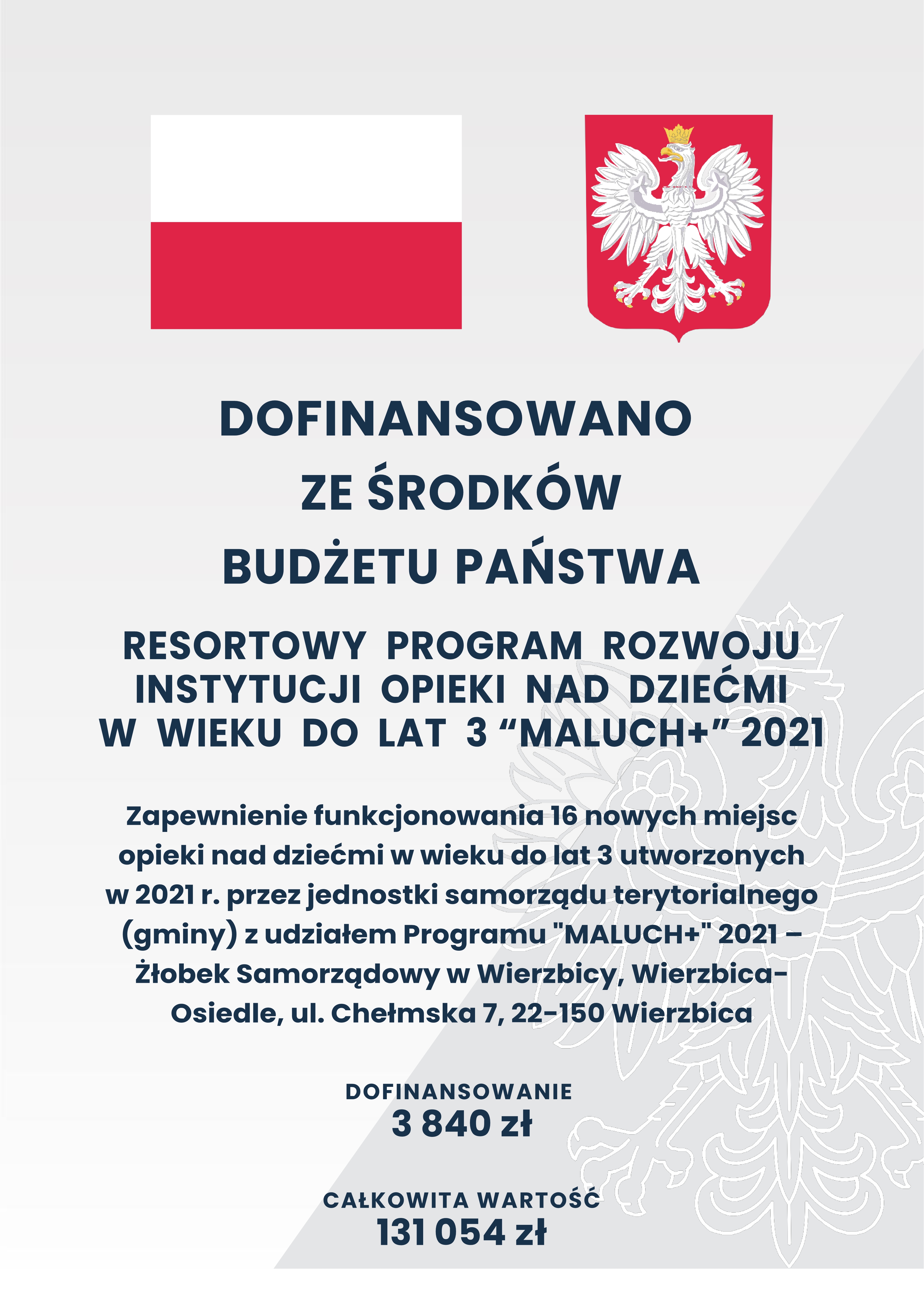 Plakat dofinansowanie