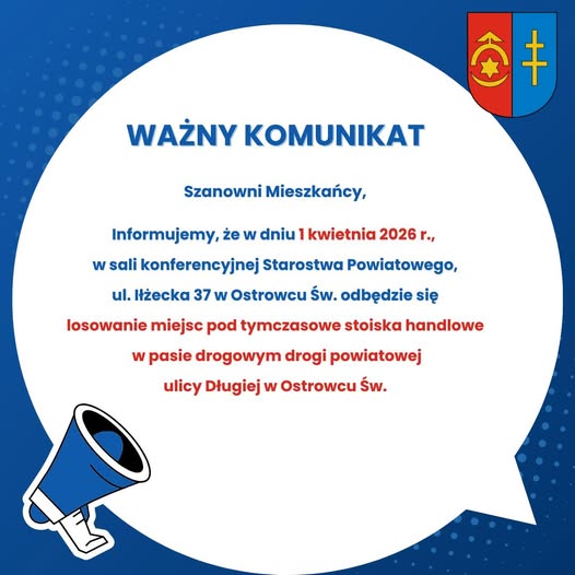 Ważny komunikat