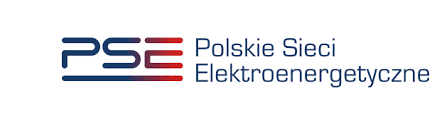 Tekst "PSE Polskie Sieci Elektroenergetyczne"