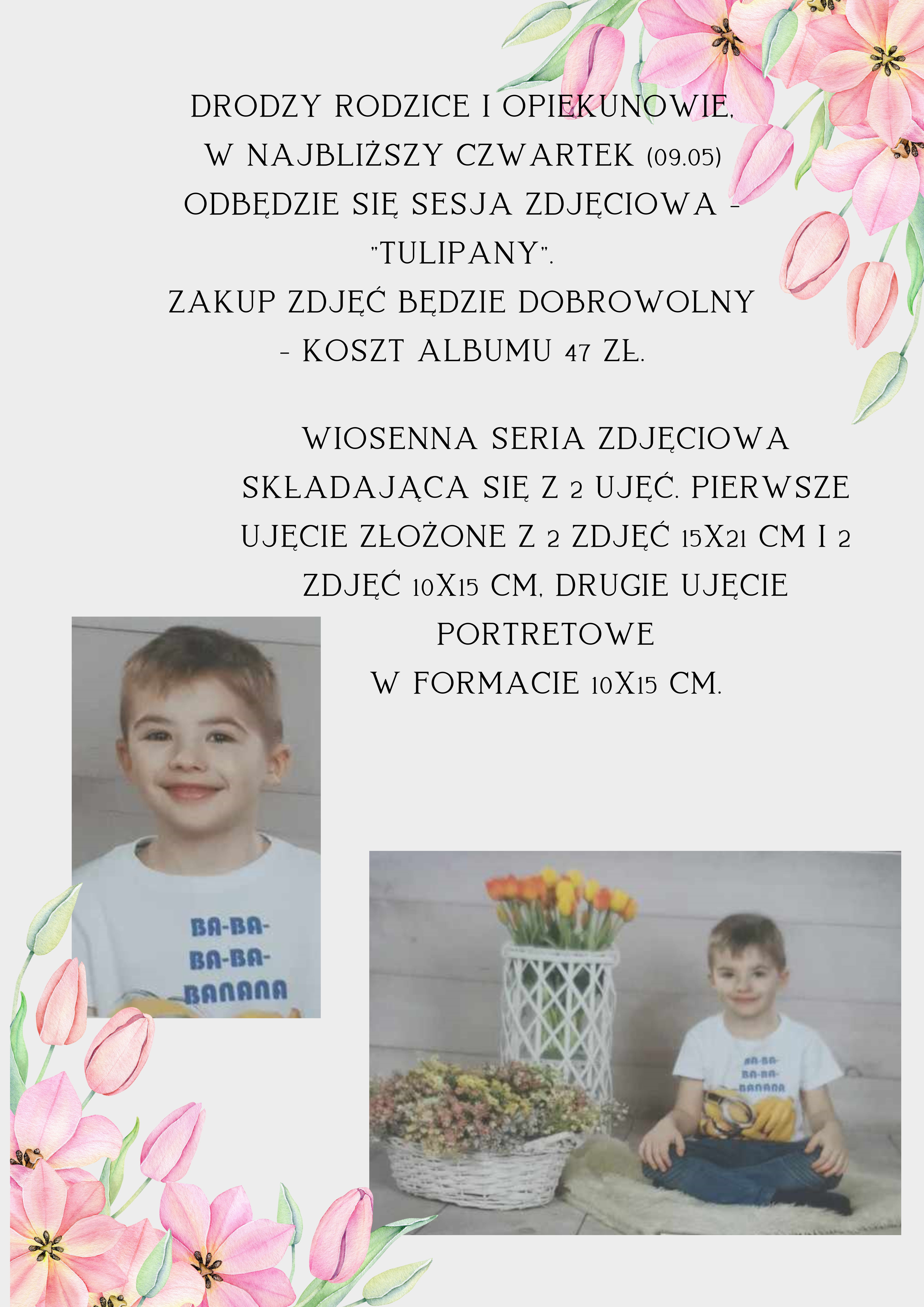 Sesja zdjęciowa TULIPANY