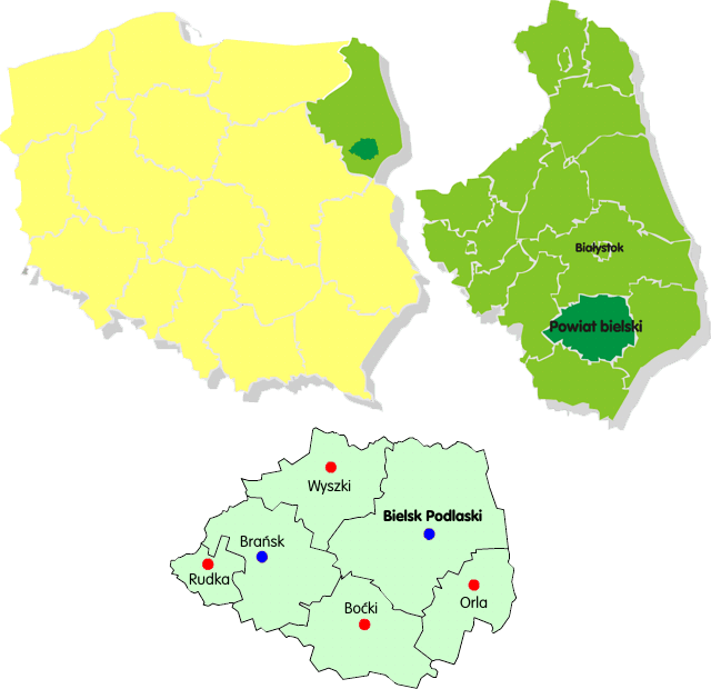 mapa - lokalizacja powiatu