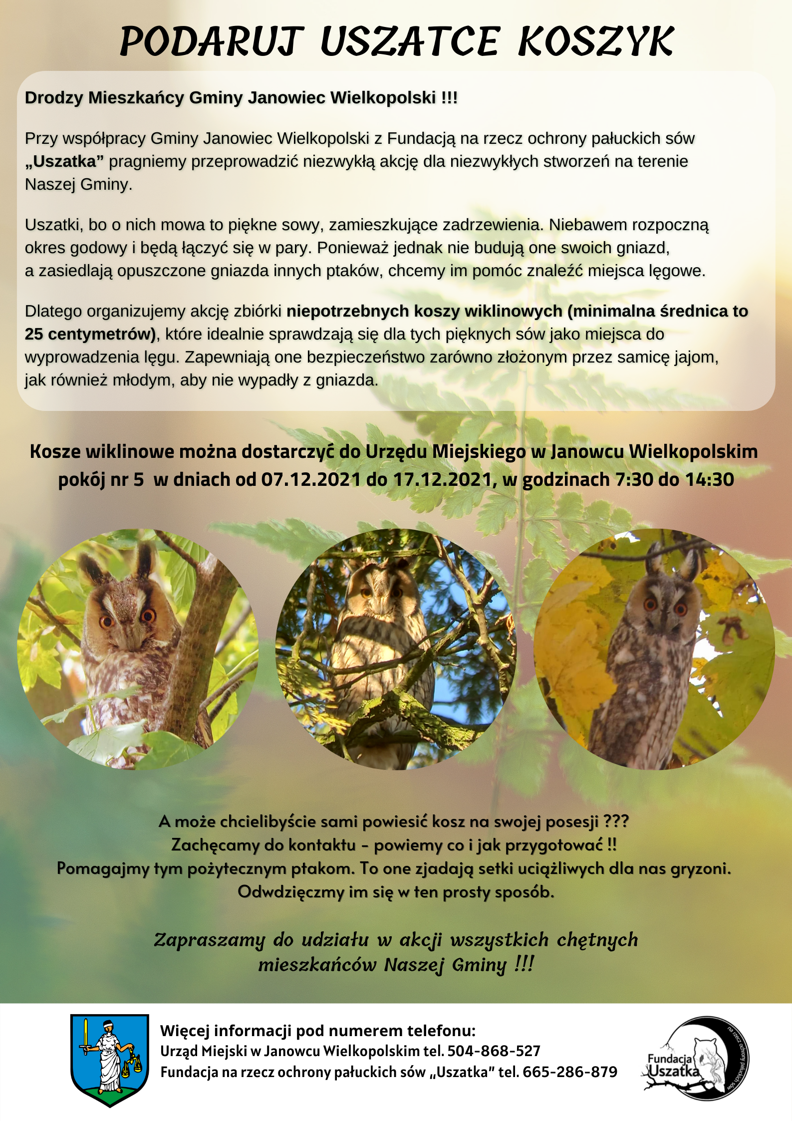 Podaruj Uszatce Koszyk