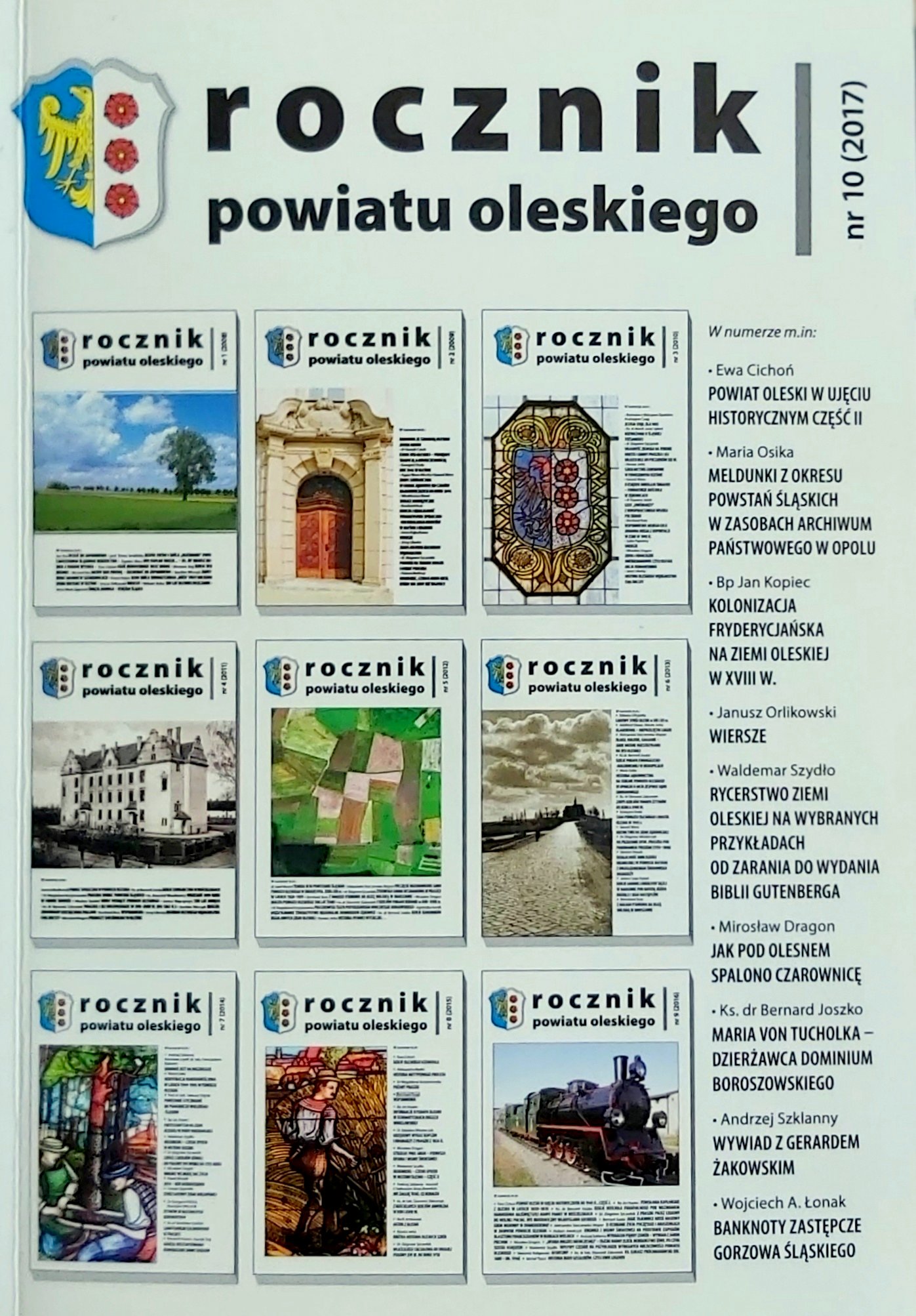 Okładka Rocznika Powiatu Oleskiego nr 10