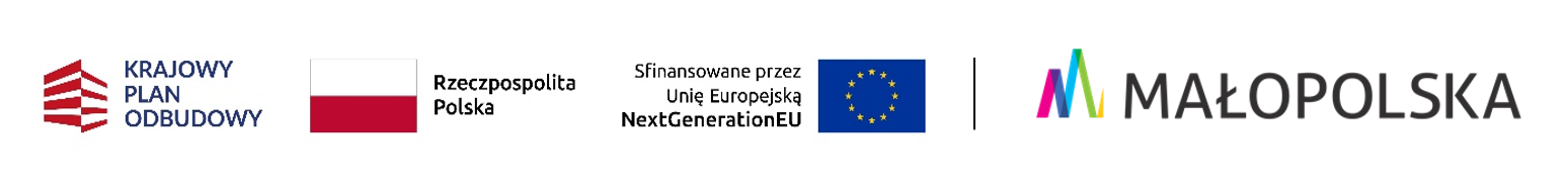 Loga KPO, RP, NextGenerationEU i Małopolska