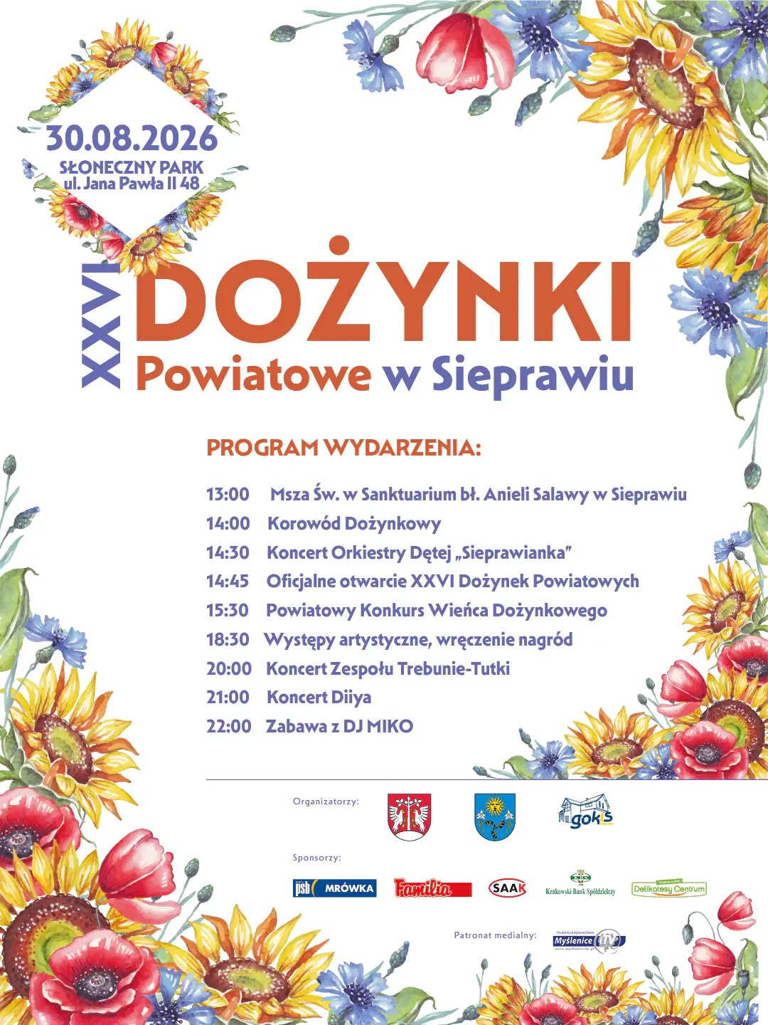 Dożynku Powiatowe w Sieprawiu