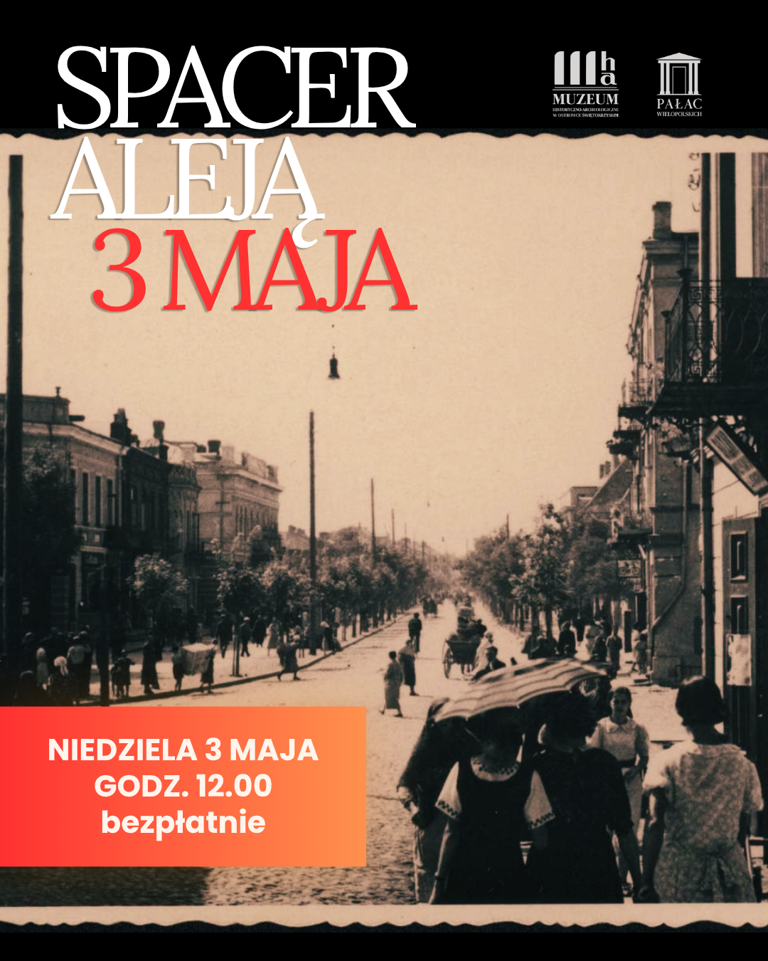 Zaproszenie na spacer Aleją