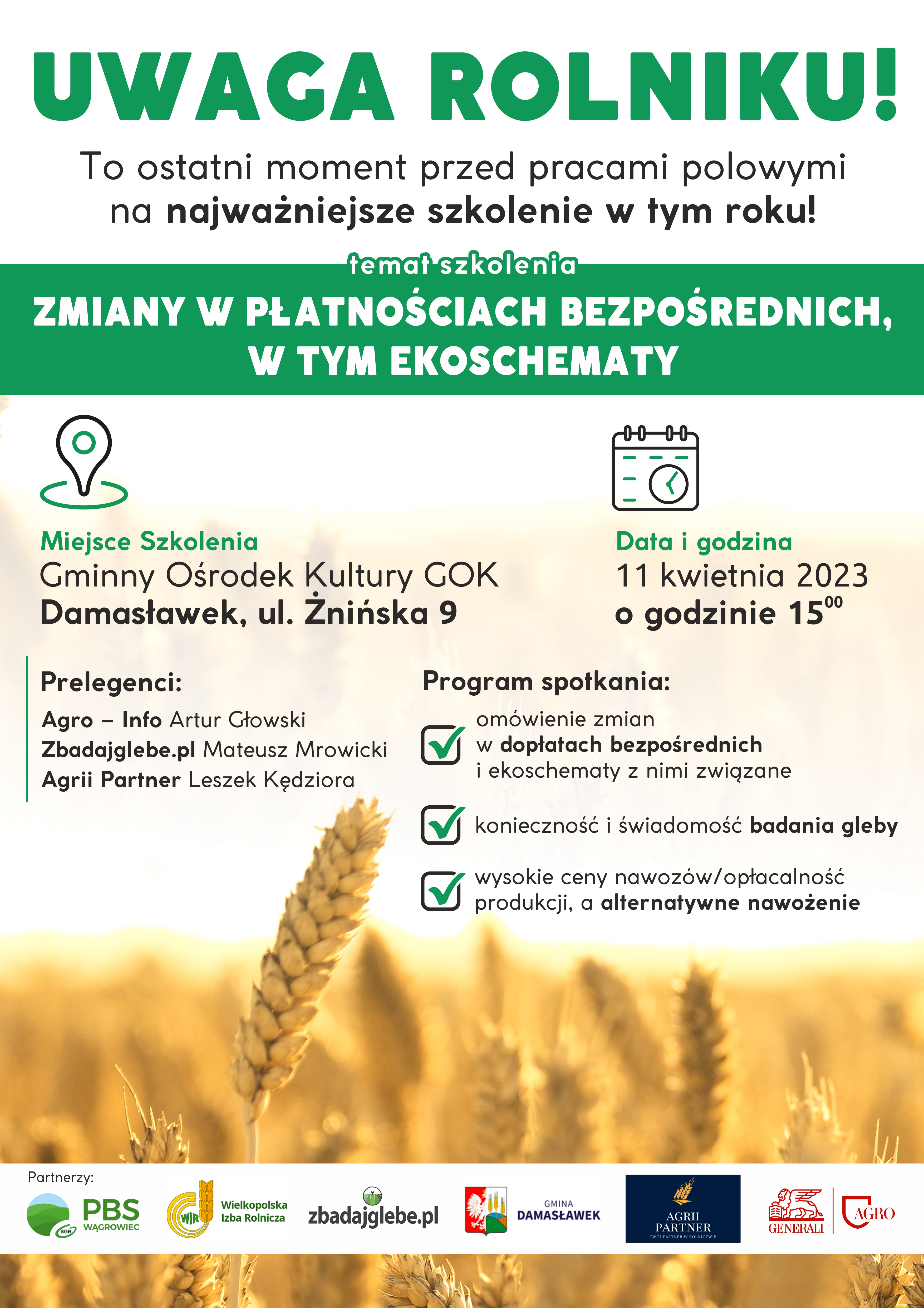 szkolenie dla rolników