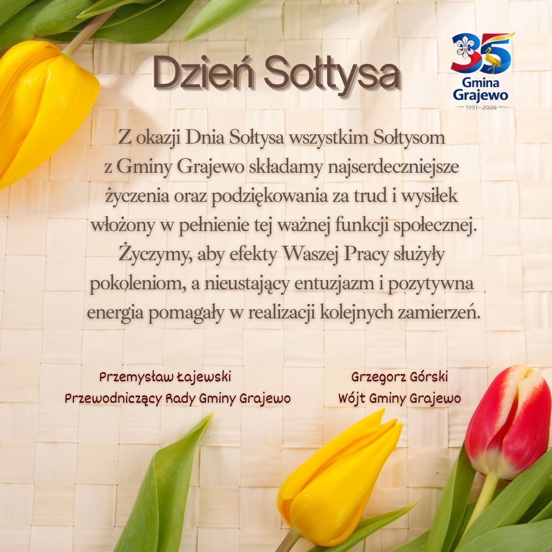 życzenia sołtysa