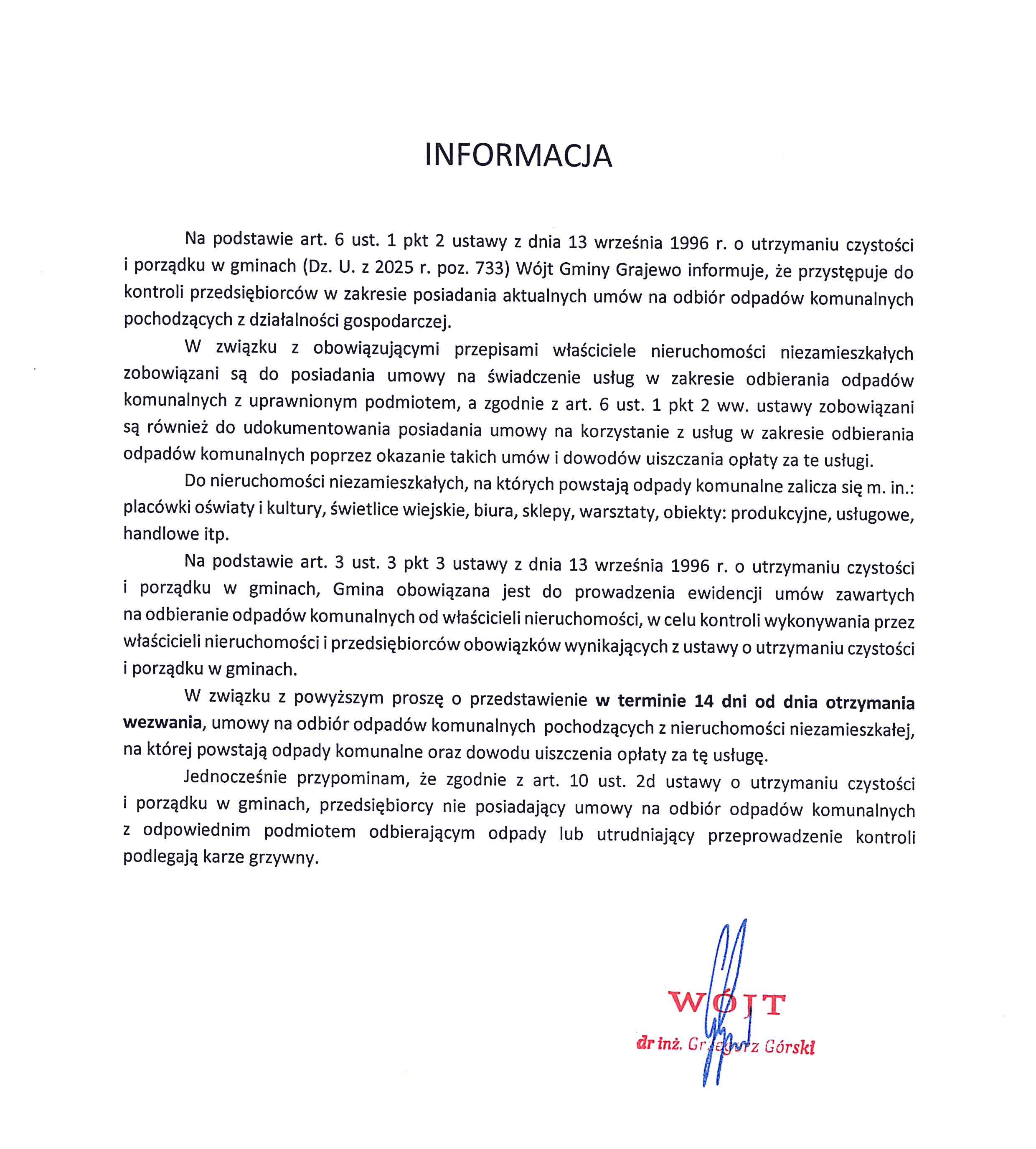 informacja