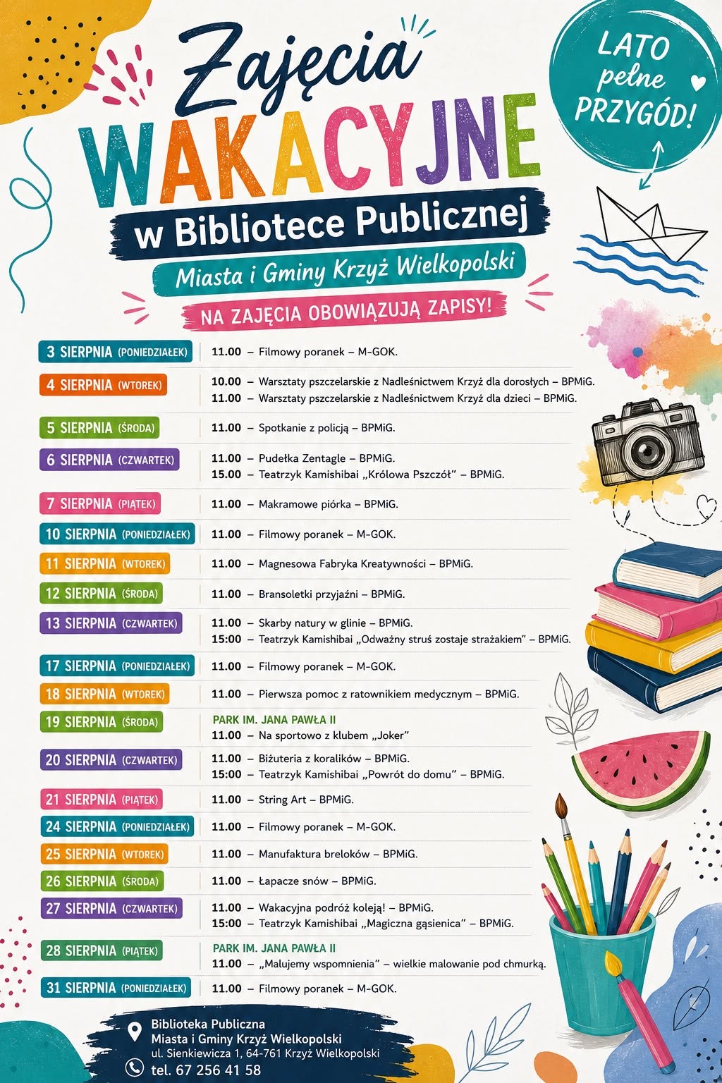 Wakacje w Krzyżu Wielkopolskim